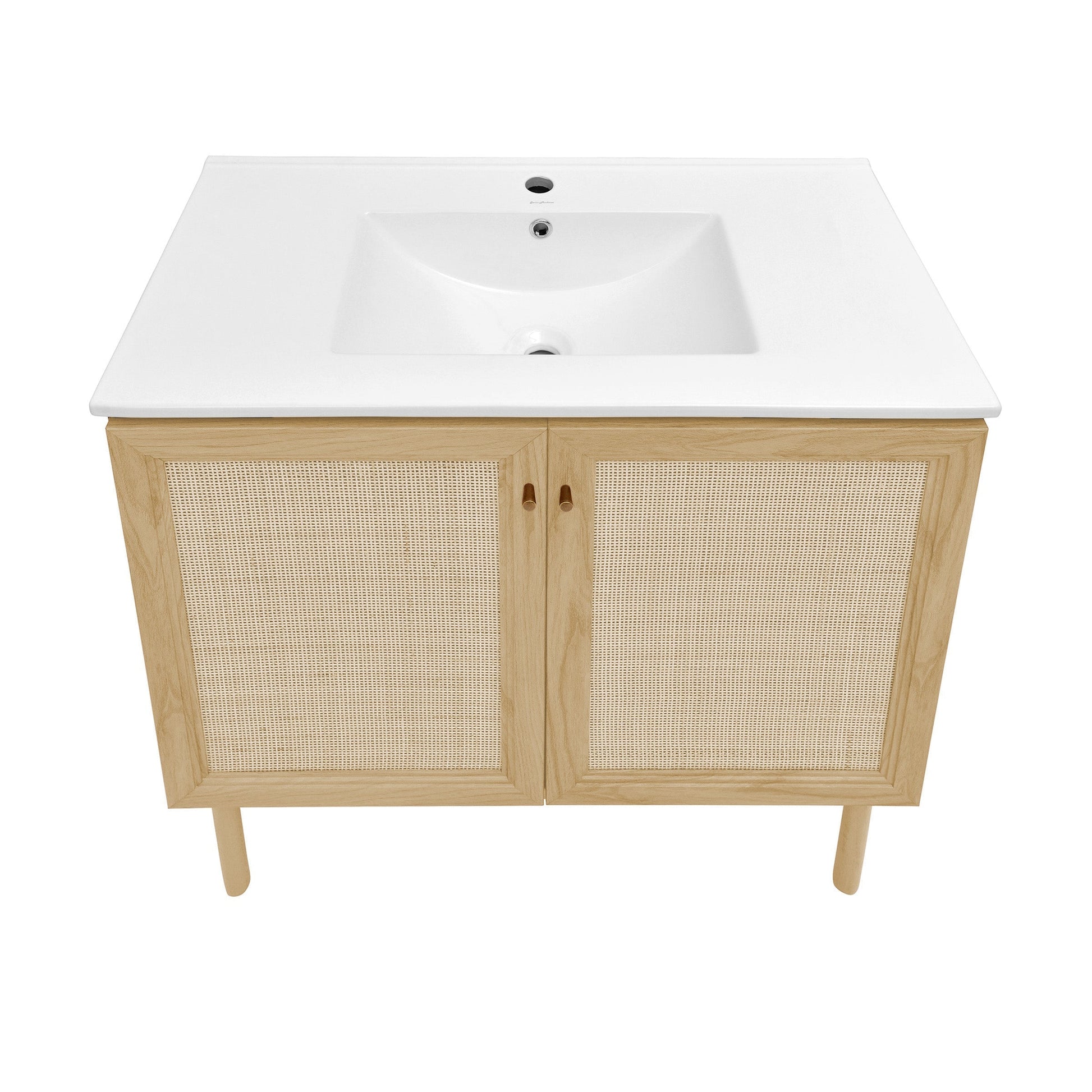 Natural Oak / White / 1-Hole
