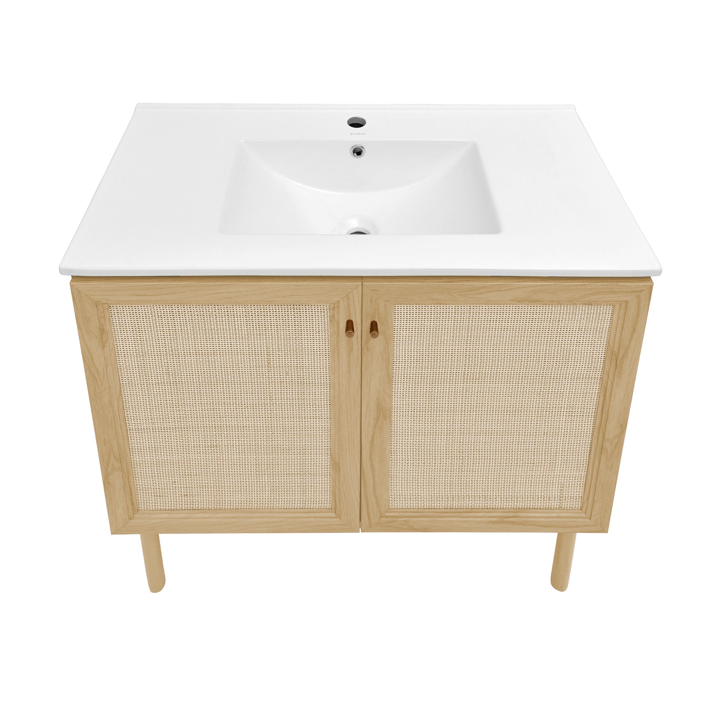 Natural Oak / White / 1-Hole