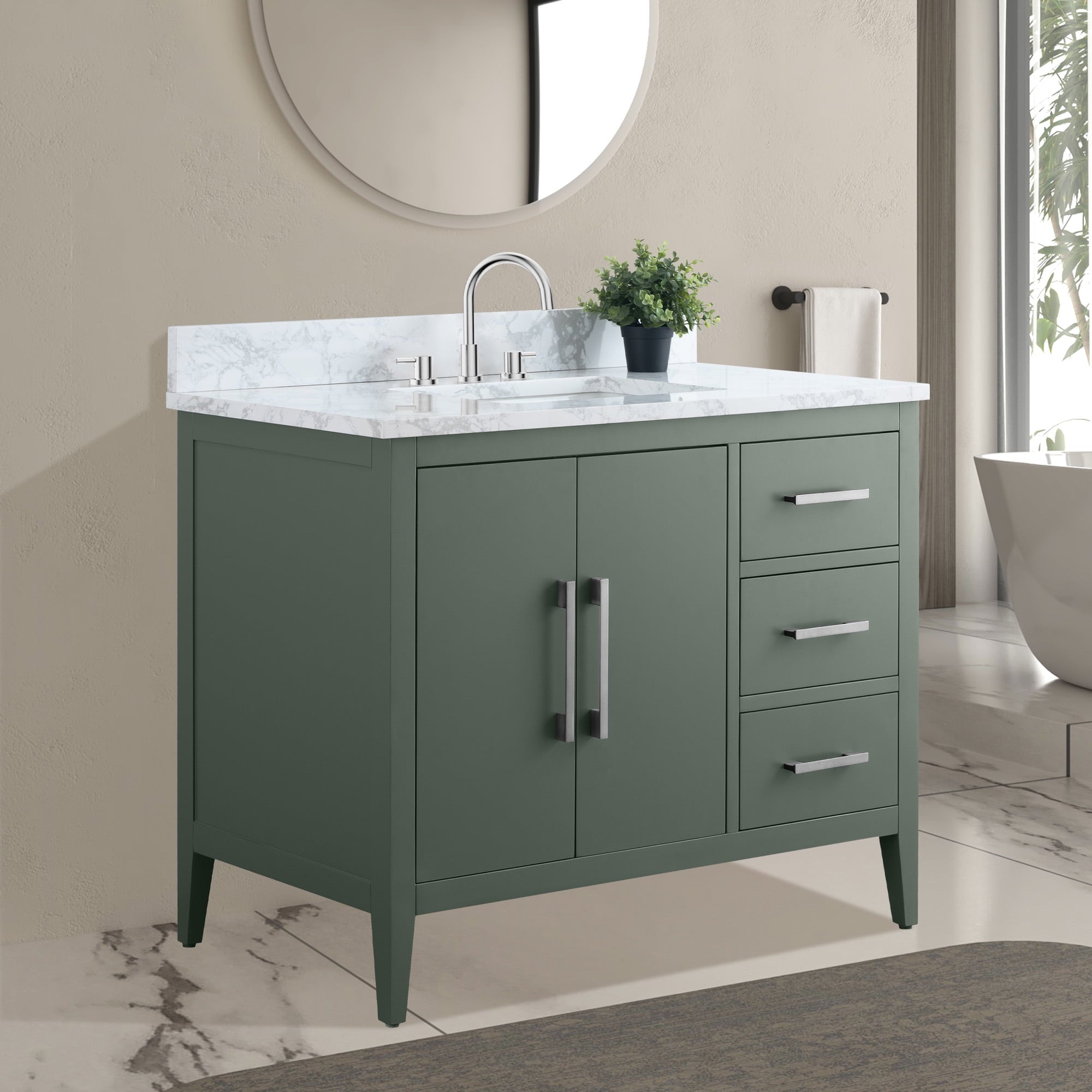 Vintage Green / Brushed Nickel
