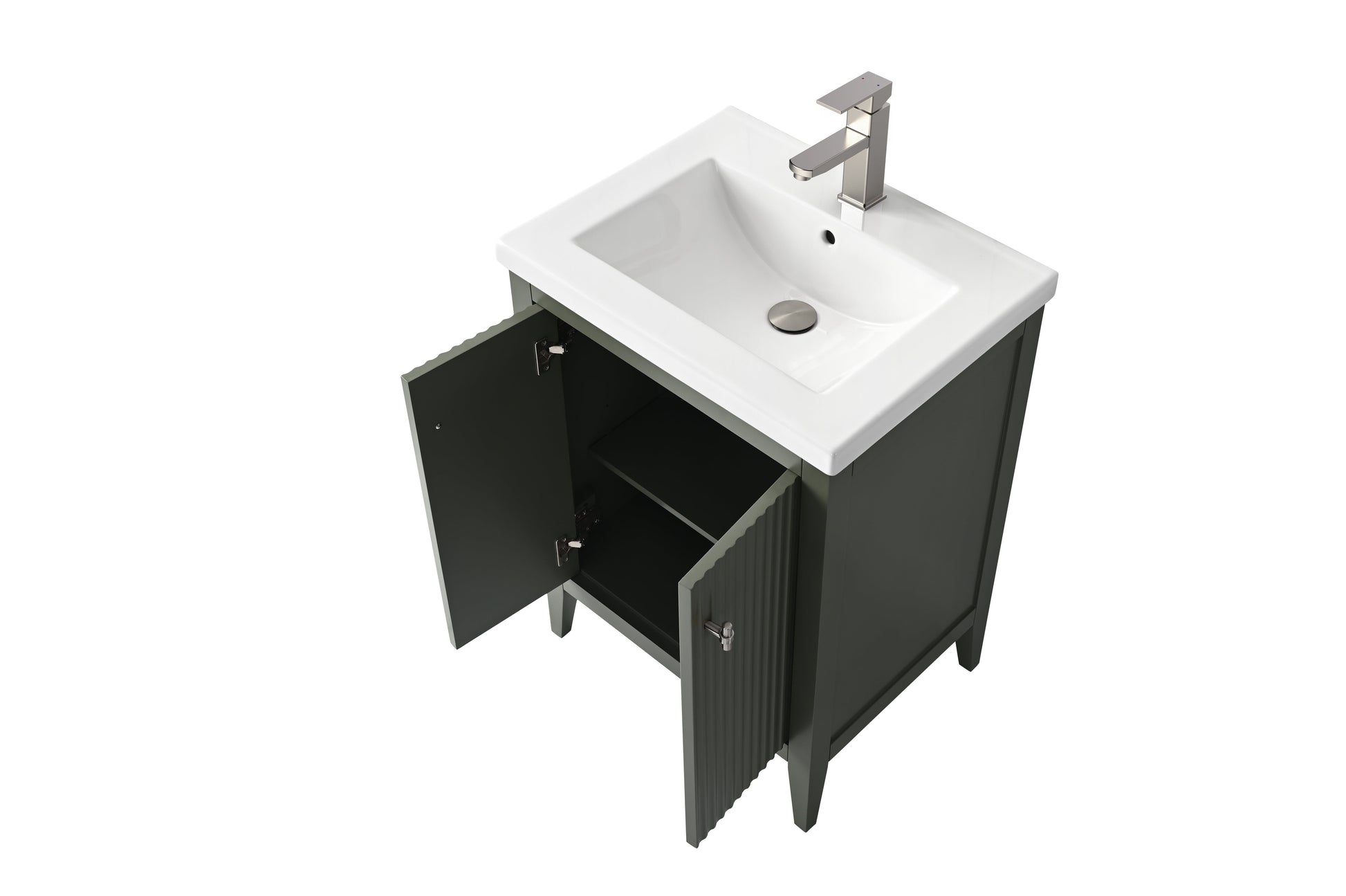 Linear Vintage Green / Brushed Nickel