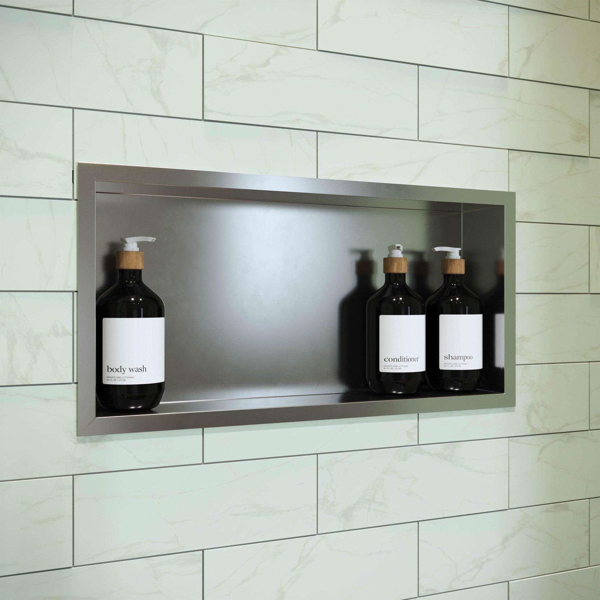 Matte Chrome / Single Shelf
