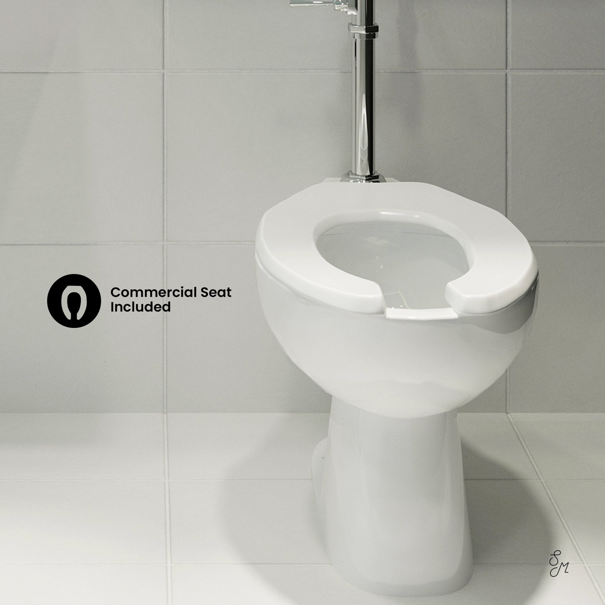 Glossy White / Standard Height