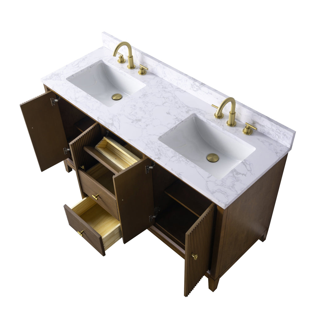 Linear Walnut / Golden Brushed