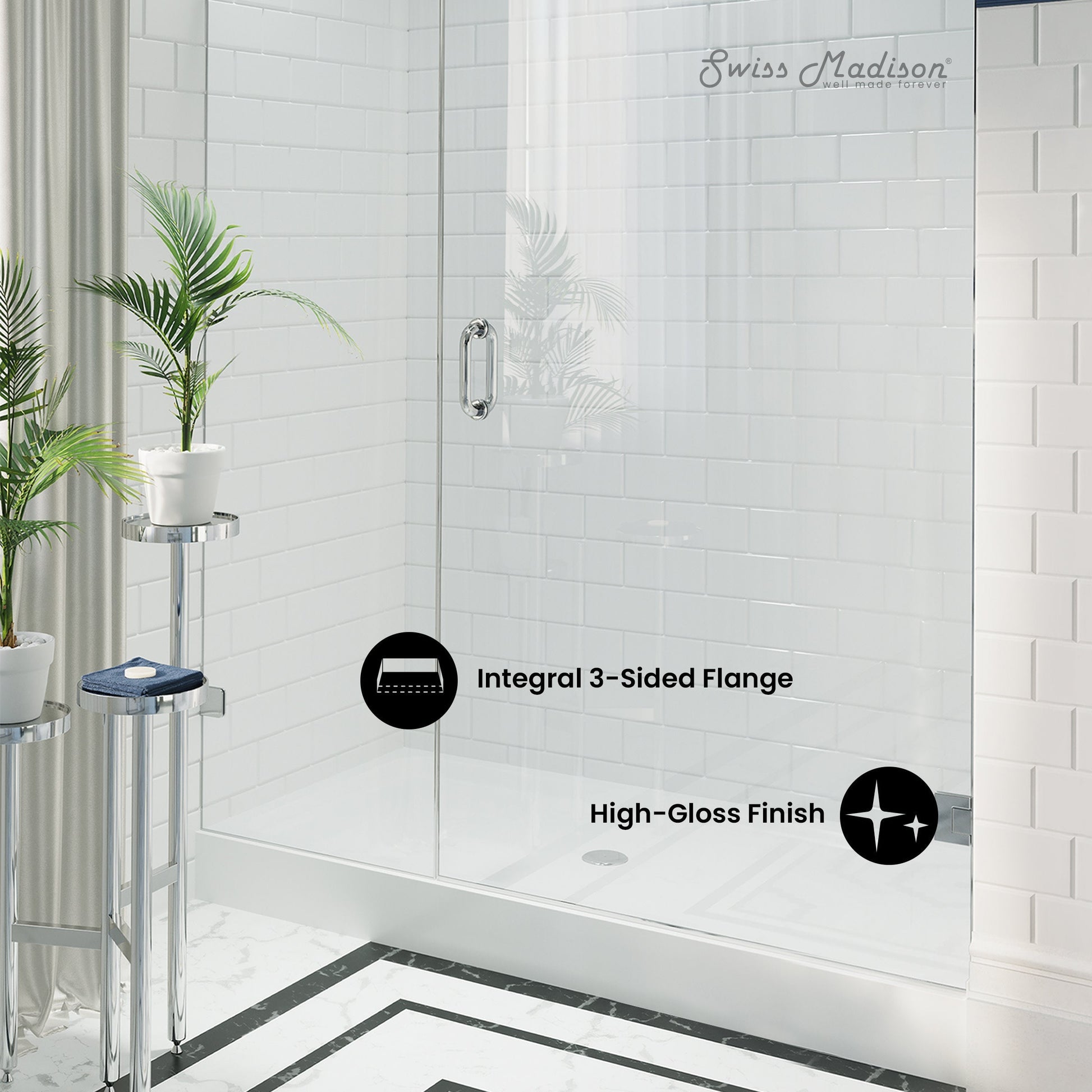 Glossy White / Center