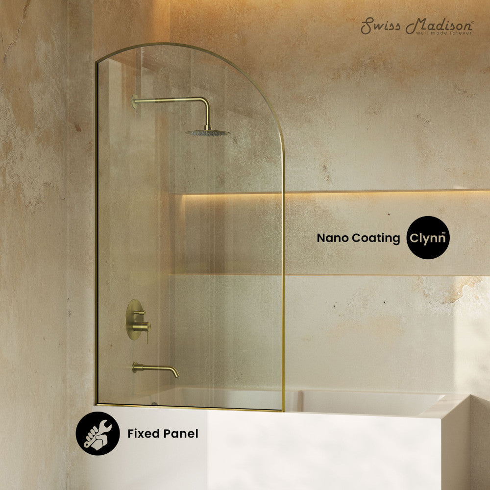 Brushed Gold / Bathtub Door