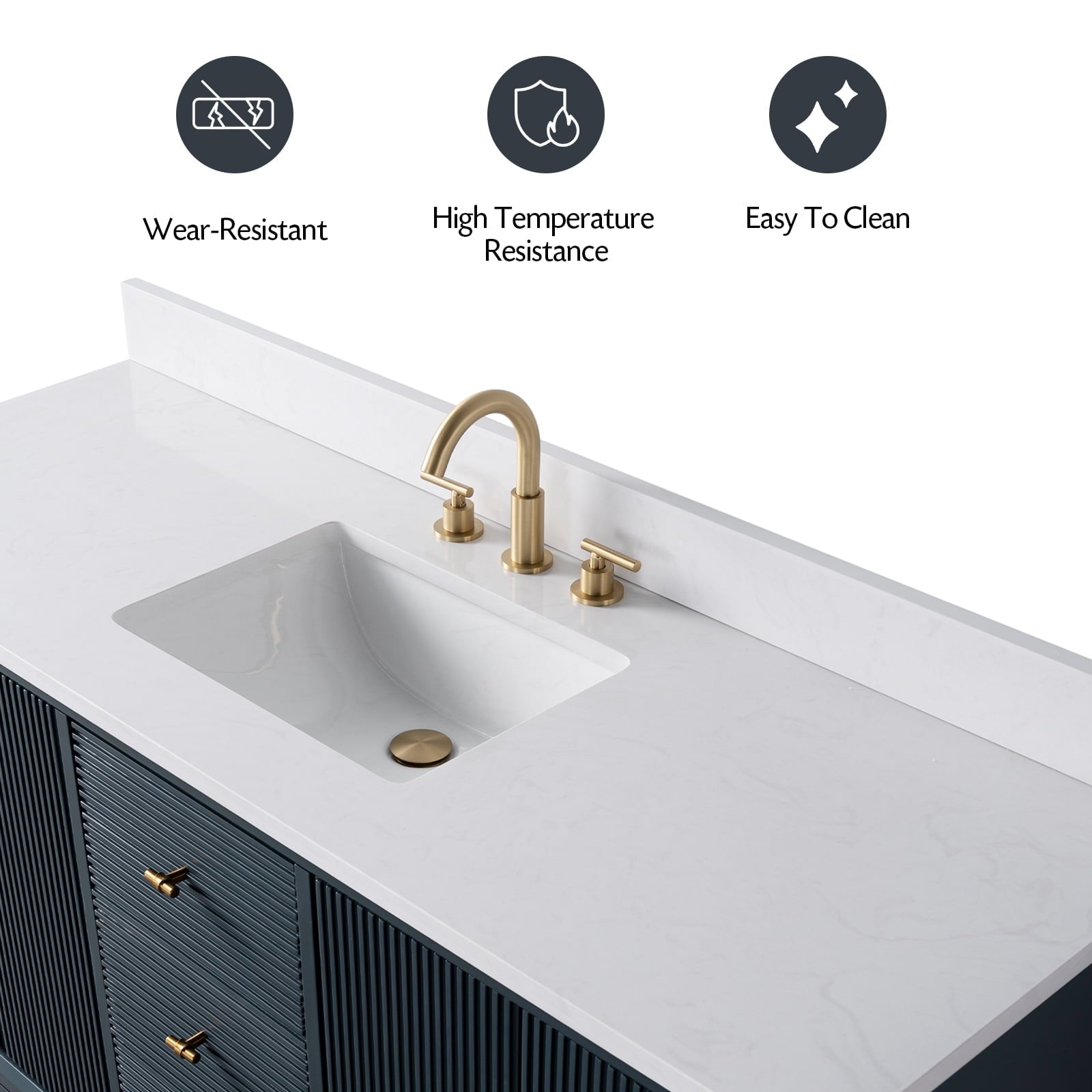 Linear Vintage Spruce Blue / Brushed Nickel