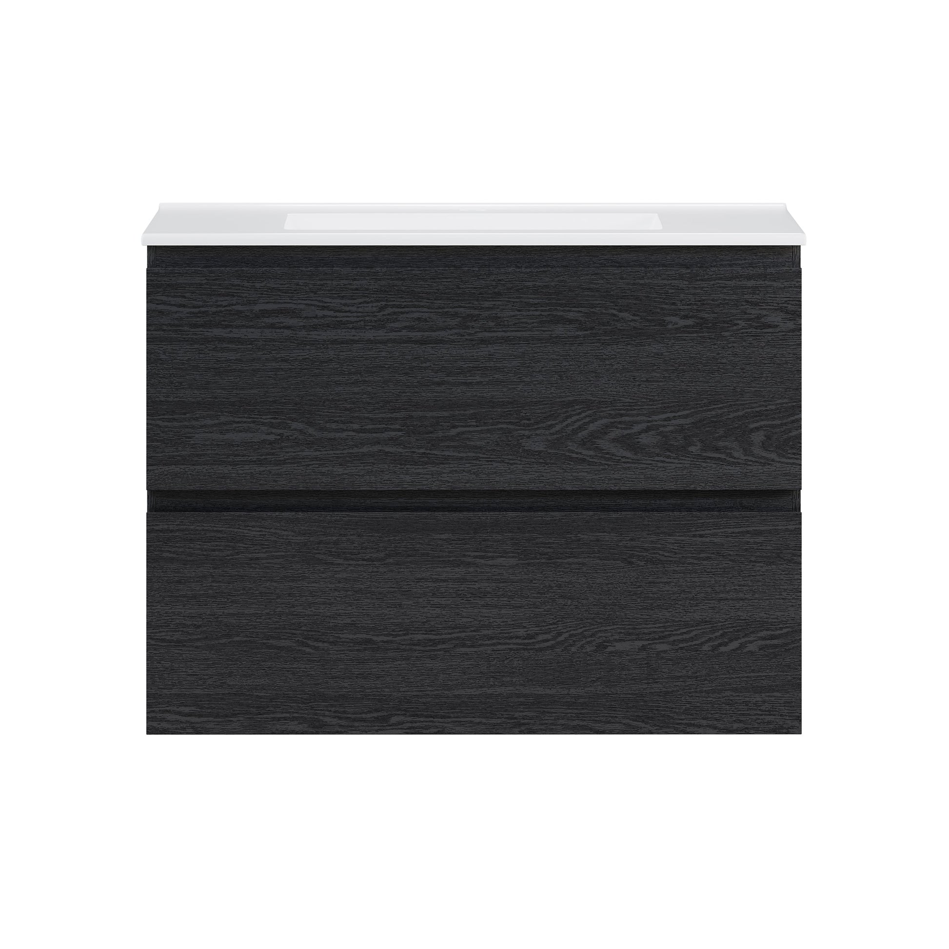 Black Oak / Glossy White / 1-Hole