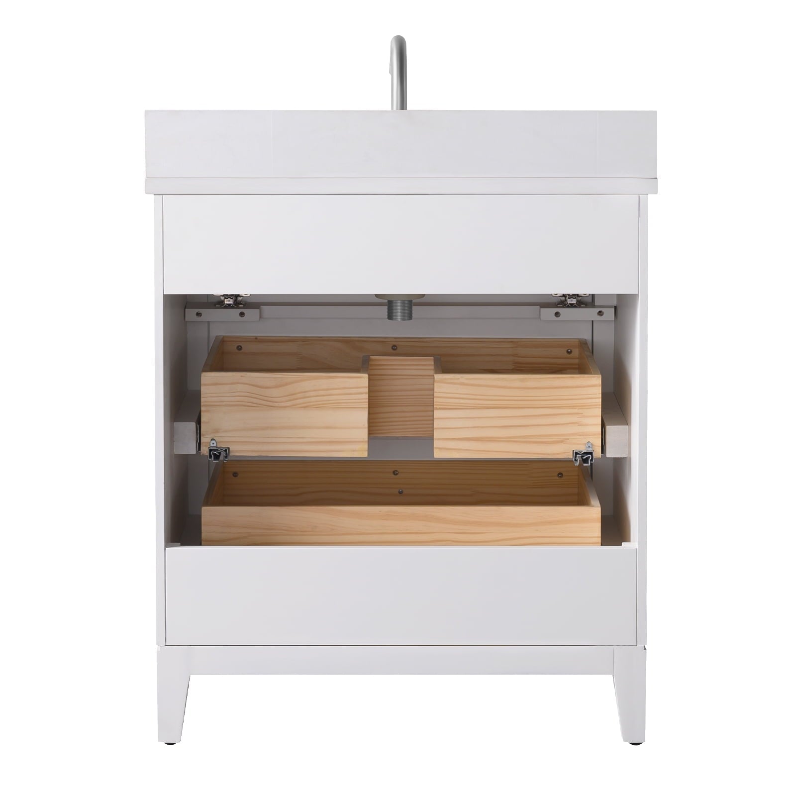 Linear White / Brushed Nickel