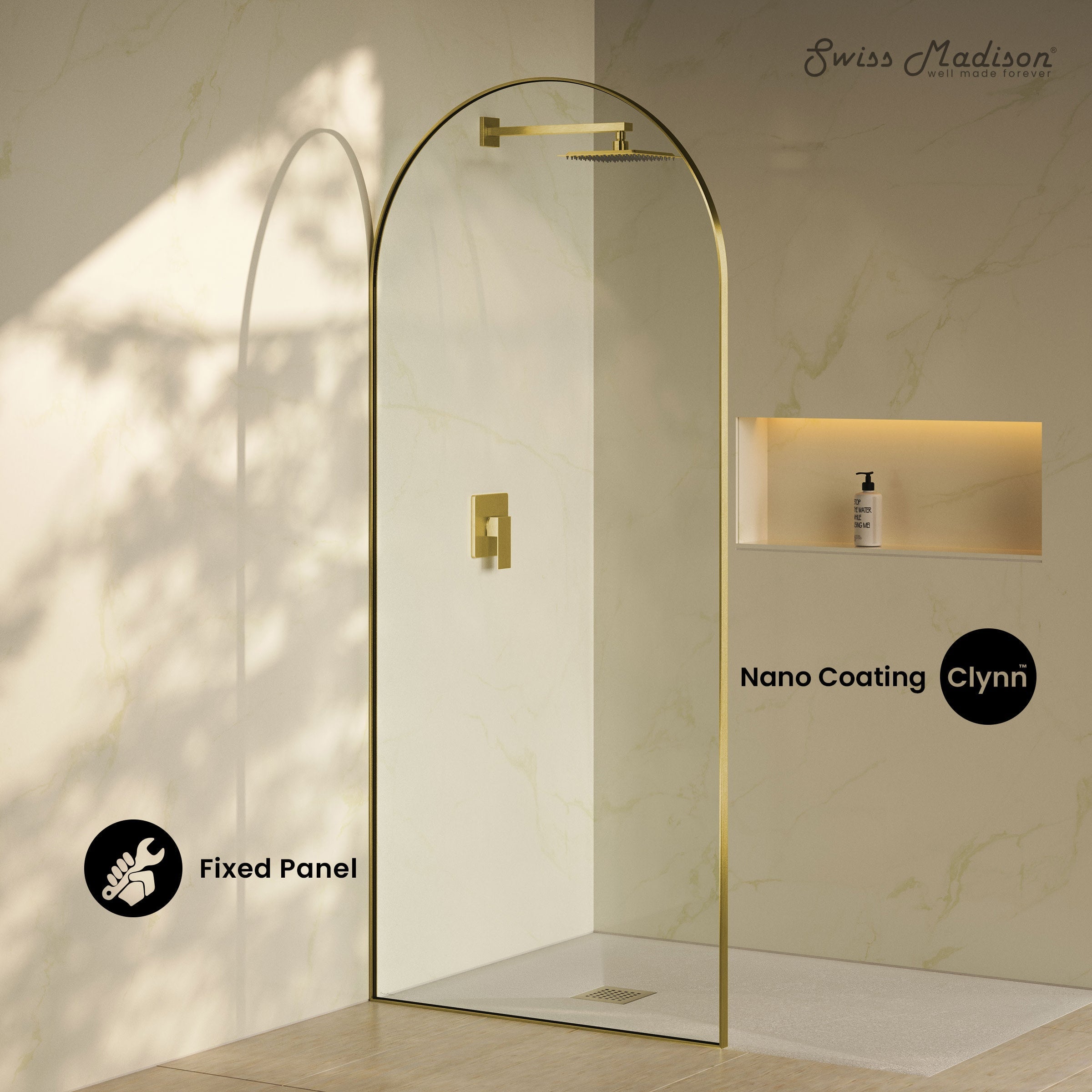 Brushed Gold / Shower Door