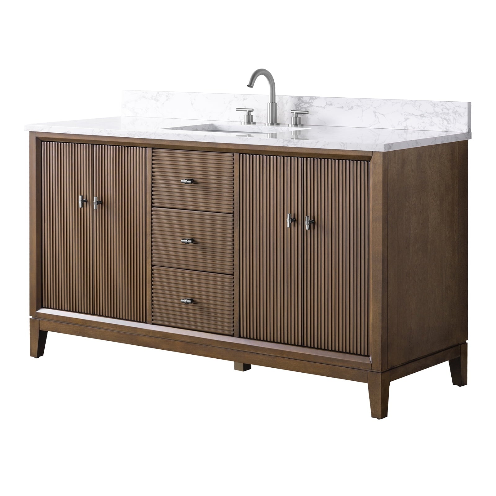 Linear Walnut / Brushed Nickel