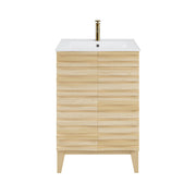 Natural Oak / White / 1-Hole