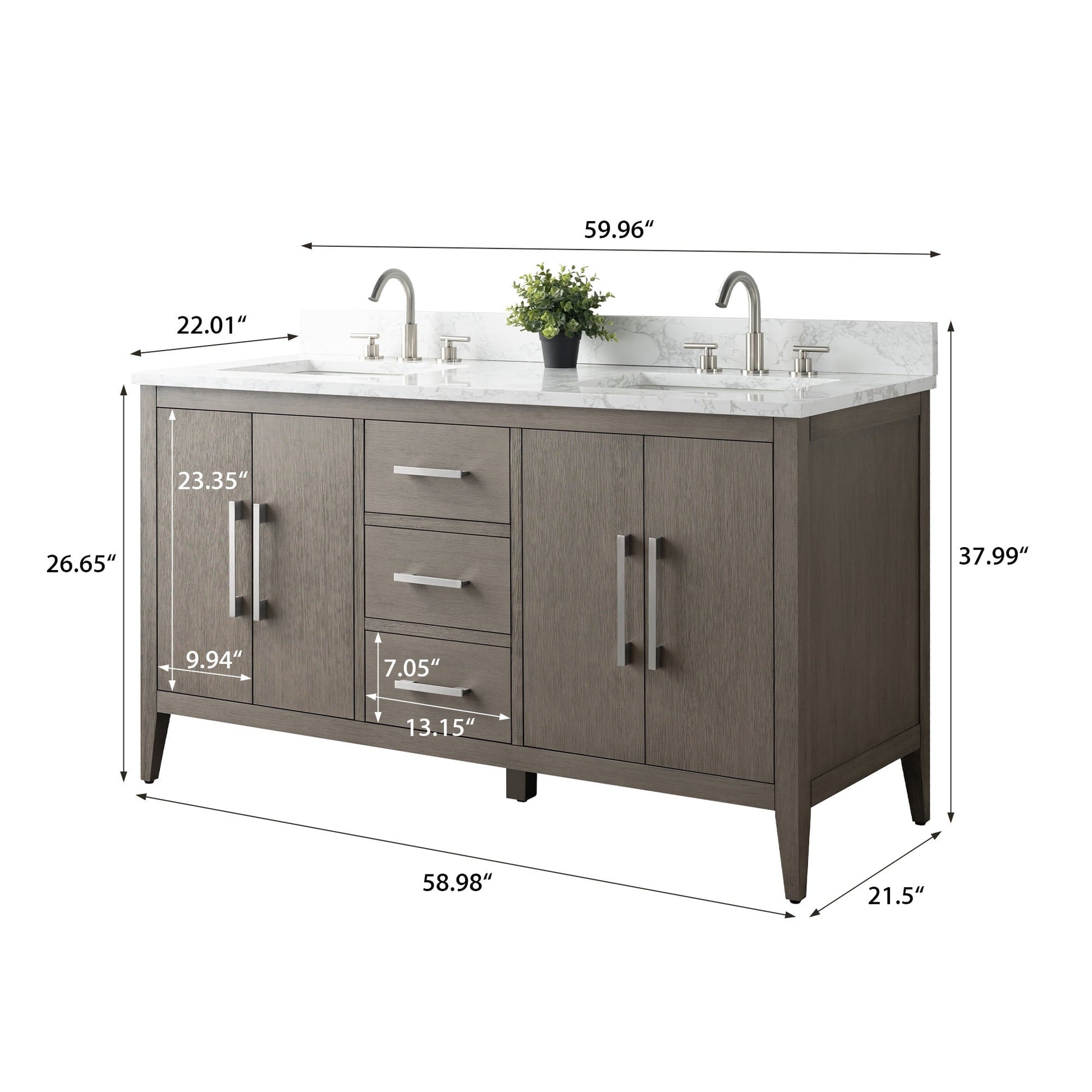 Driftwood Gray / Brushed Nickel