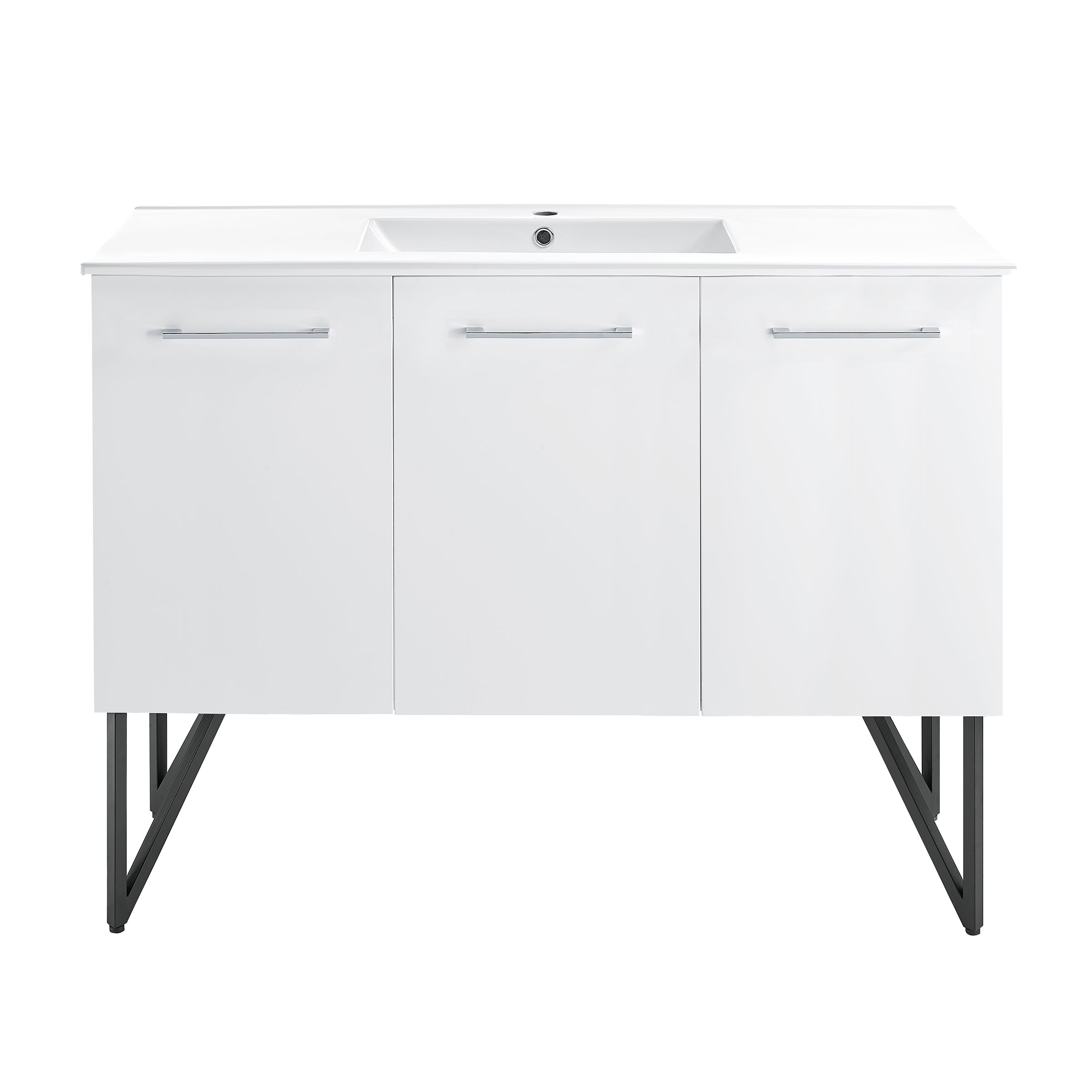 White / White / 1-Hole