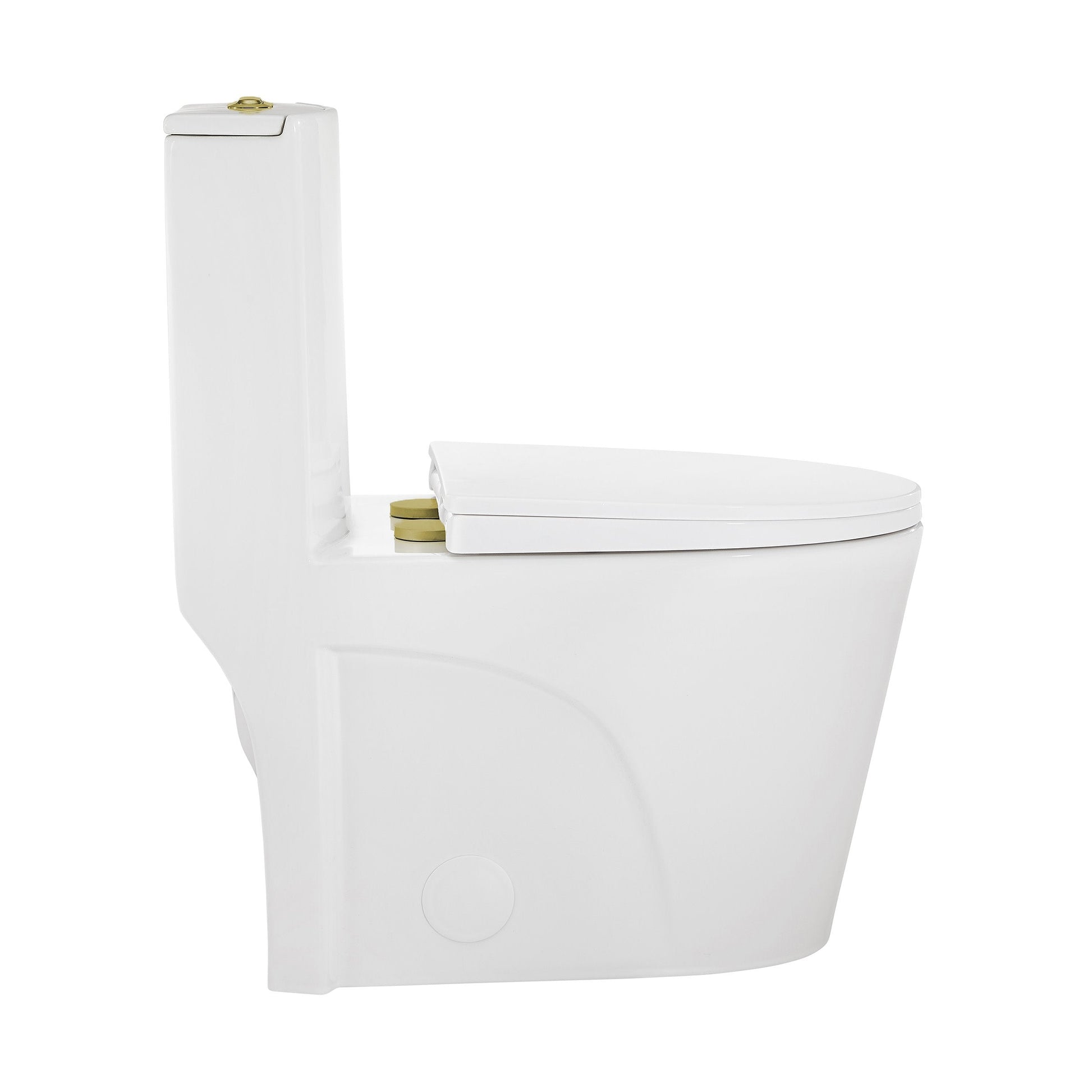 Glossy White / Dual - Top / Gold