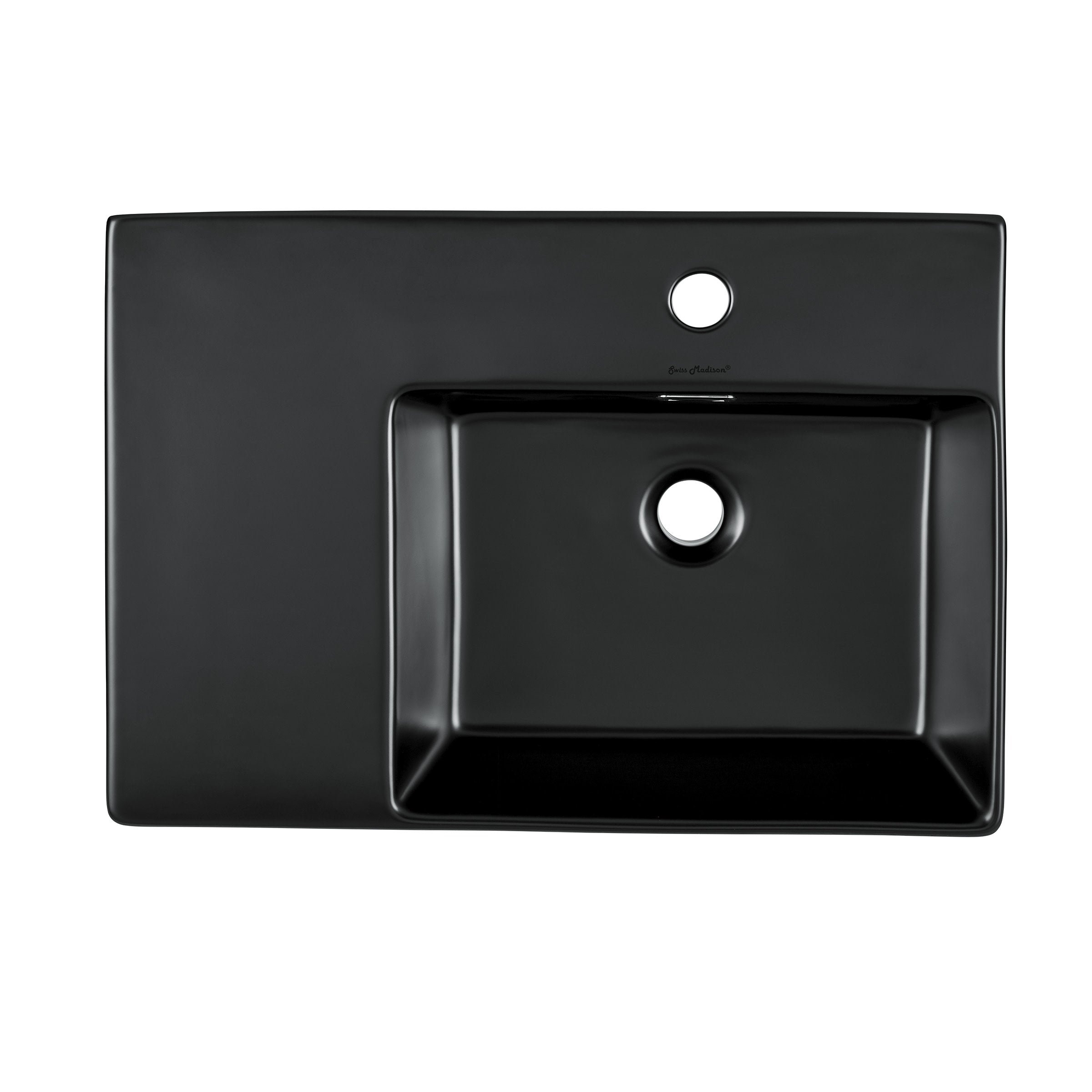 Matte Black / 1-Hole / Right