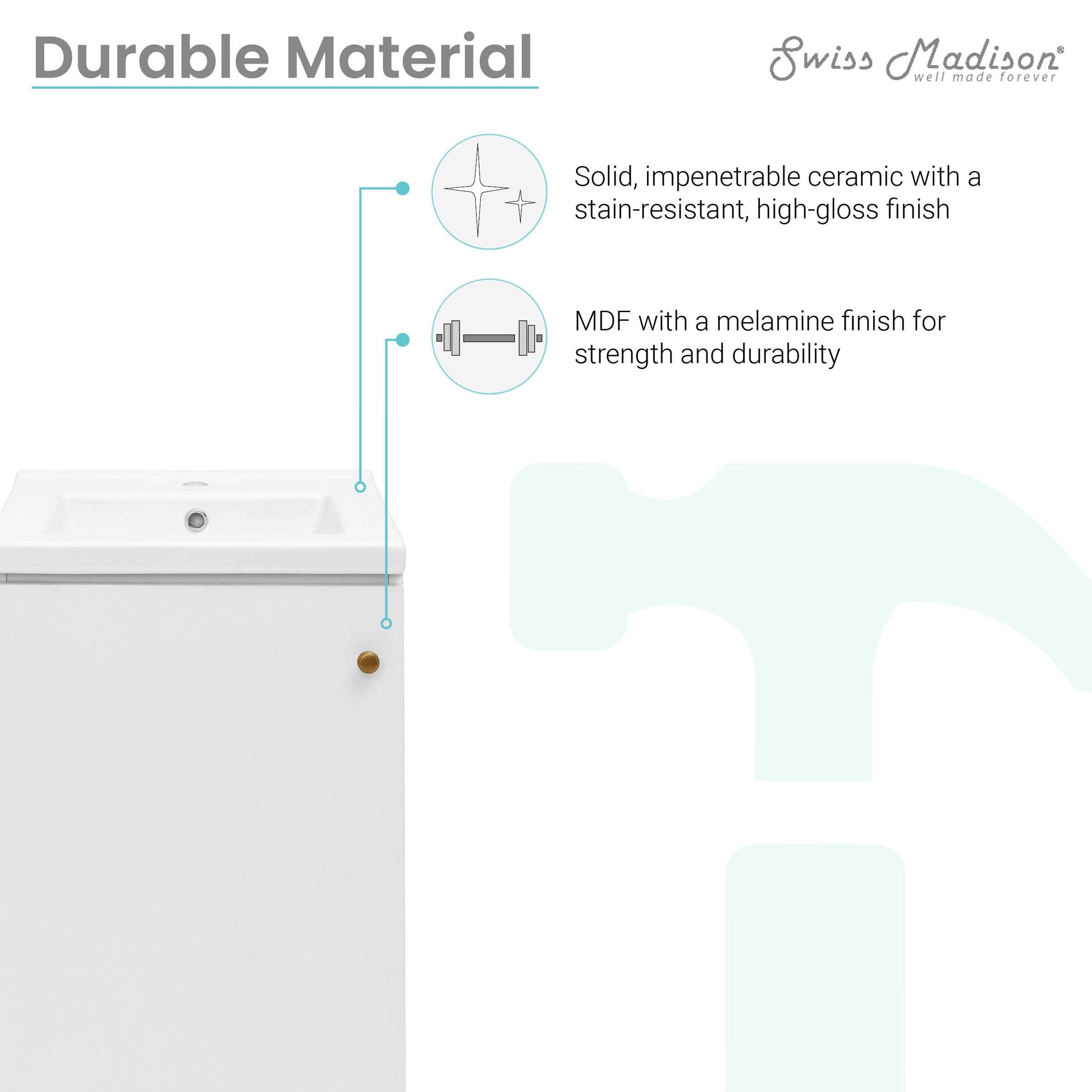 White / White / 1-Hole