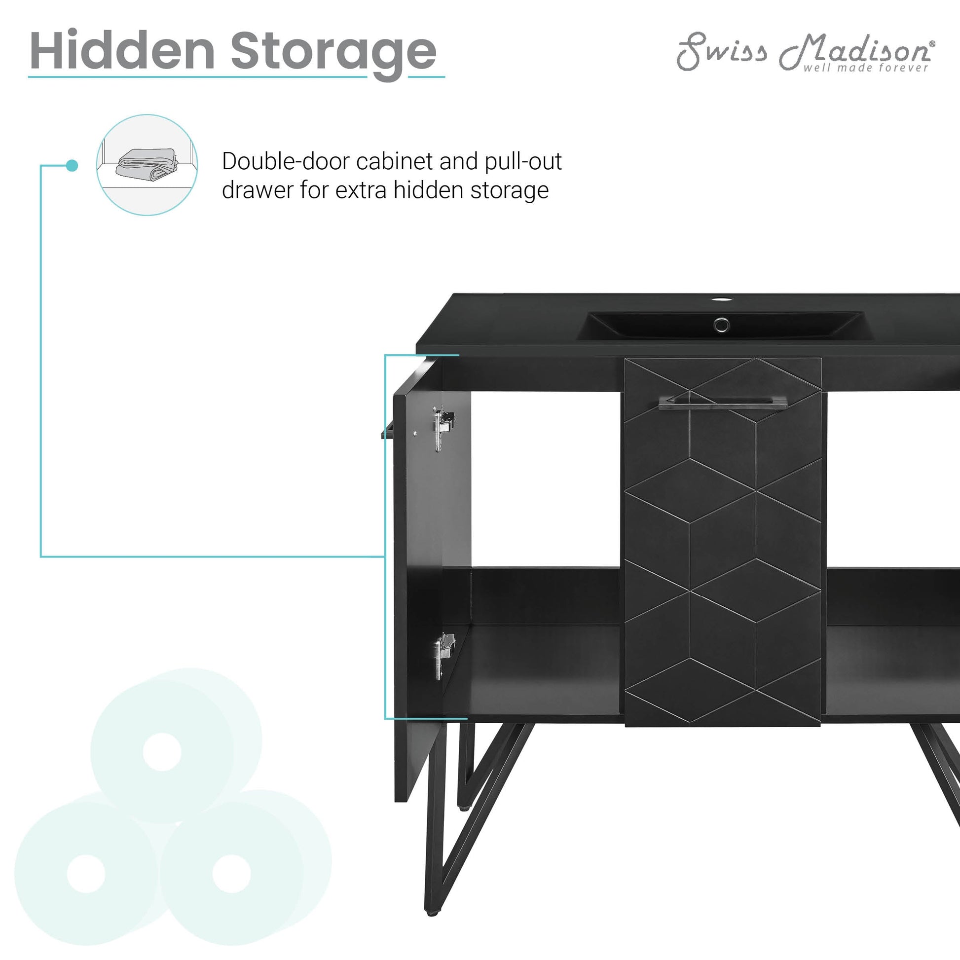 Phantom Black / Matte Black / 1-Hole