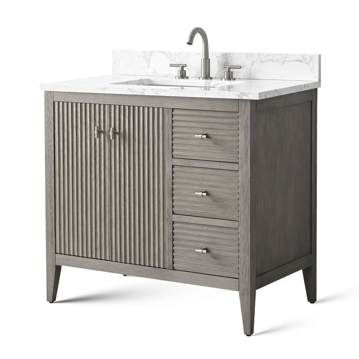 Linear Driftwood Gray / Brushed Nickel