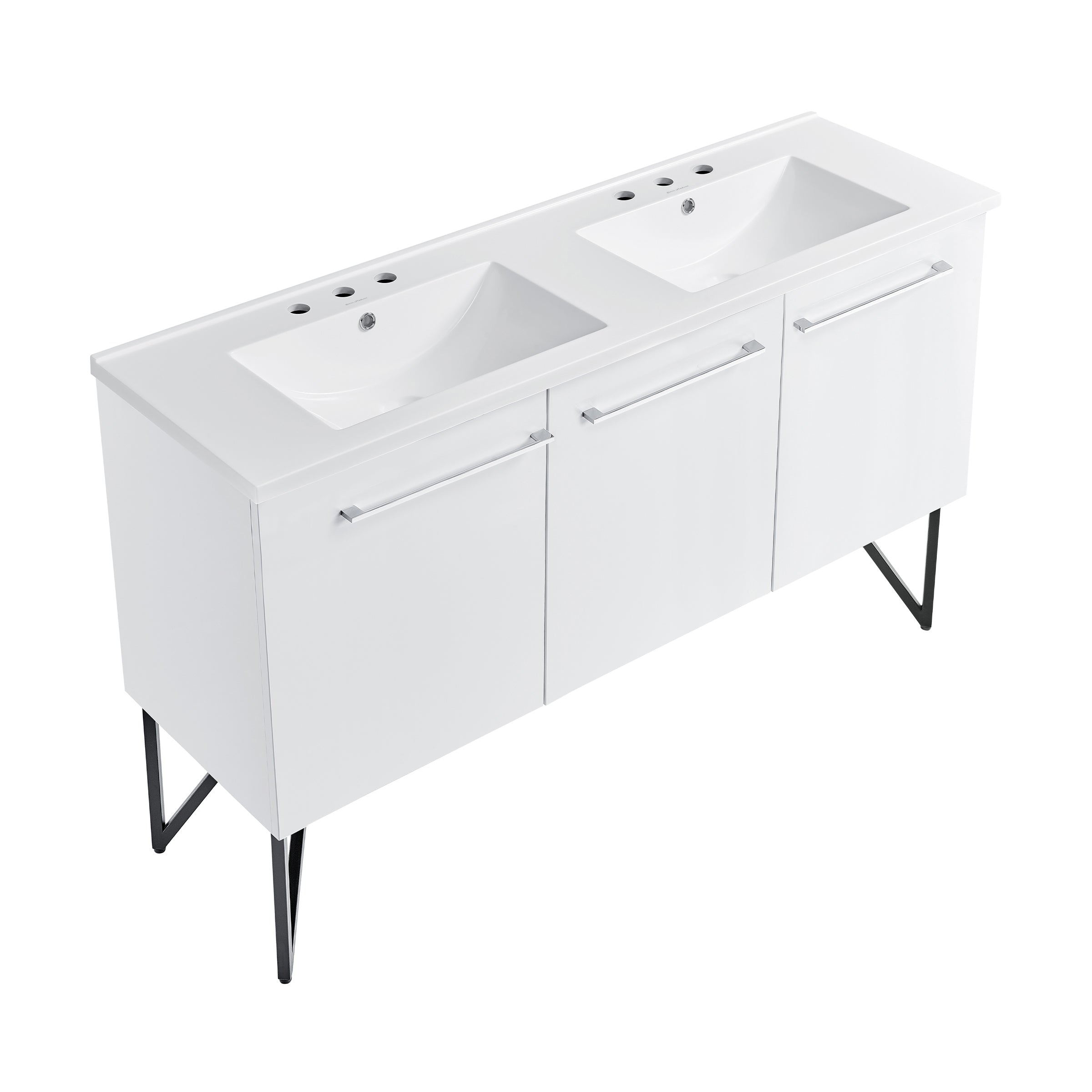 White / White / 3-Hole