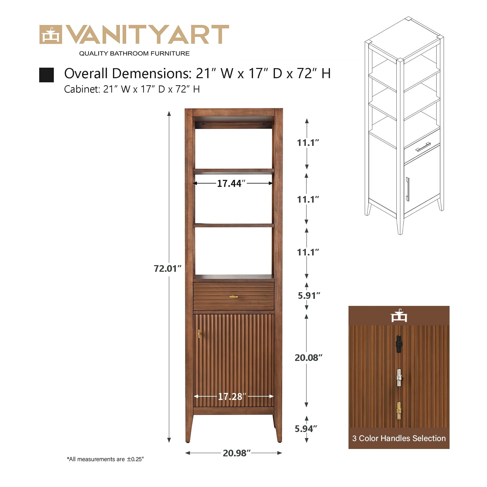 Linear Walnut / Matte Black