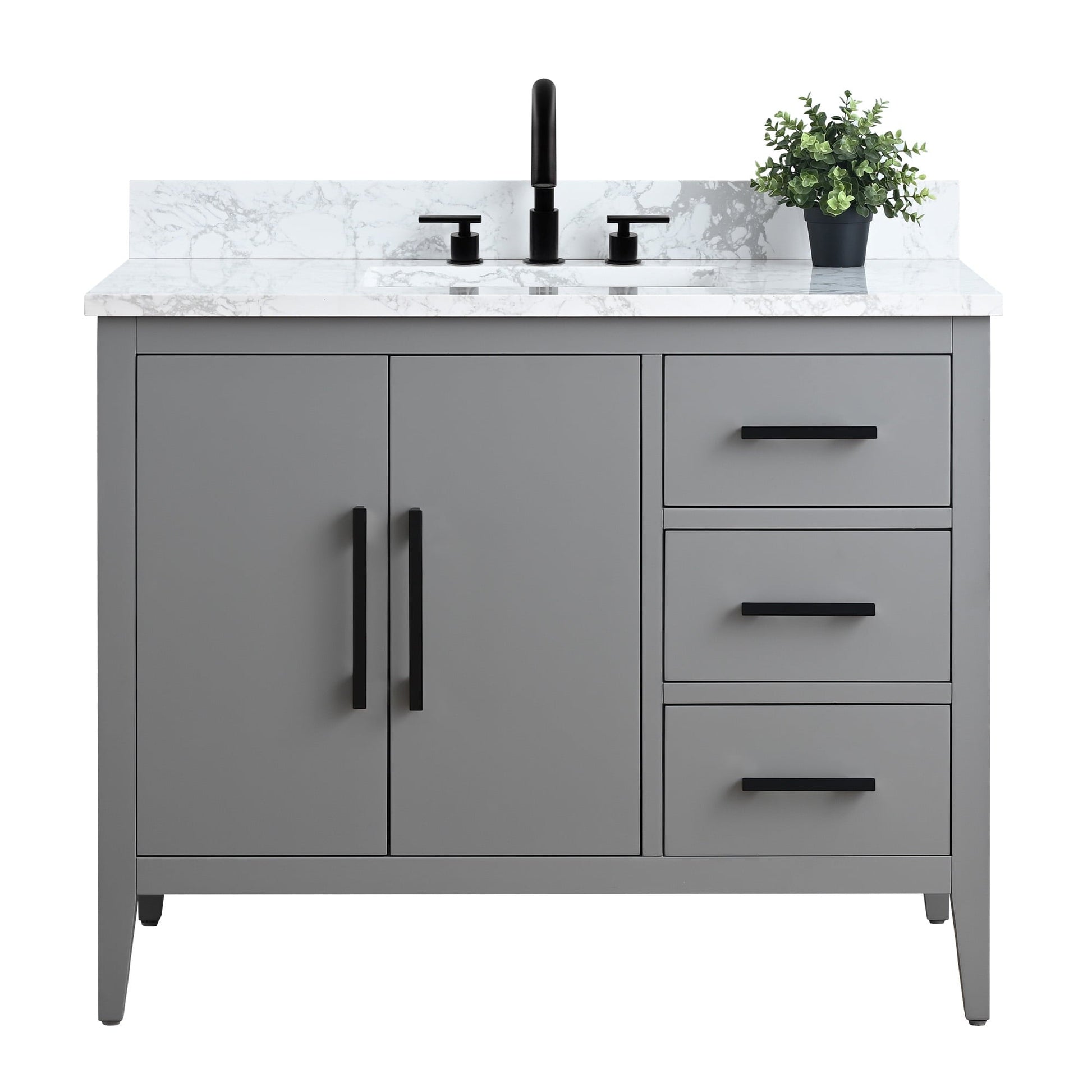 Cashmere Gray / Matte Black