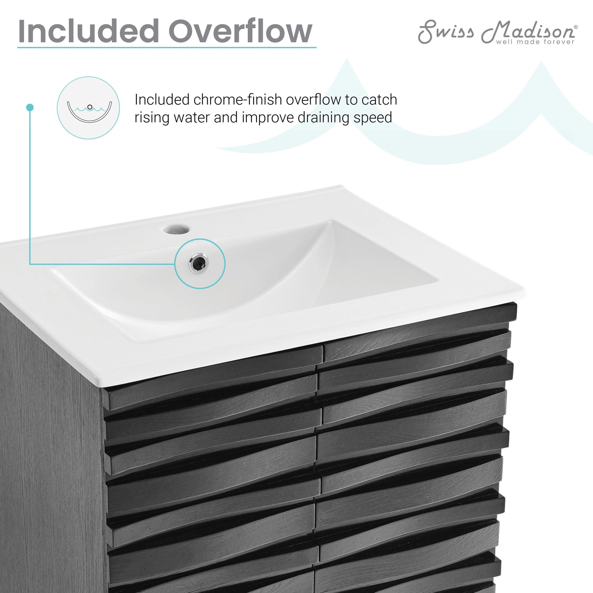 Black Oak / White / 1-Hole
