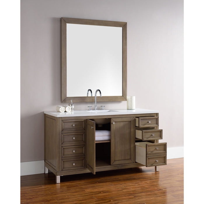 Whitewashed Walnut / White Zeus - 3 Faucet Holes