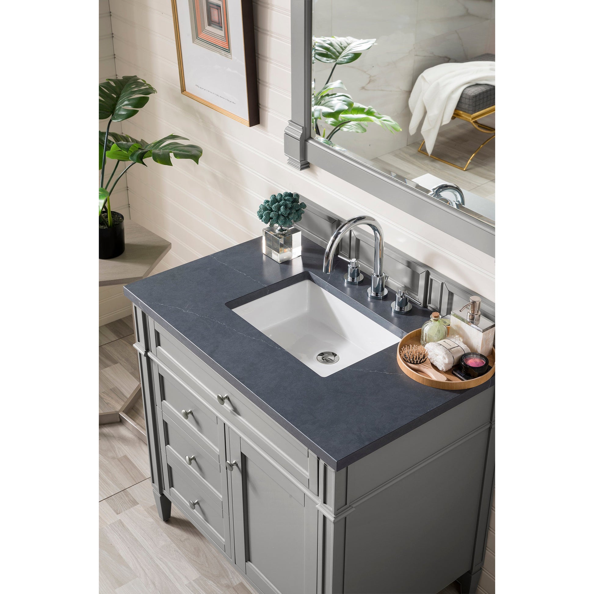 Urban Gray / Charcoal Soapstone - 3 Faucet Holes