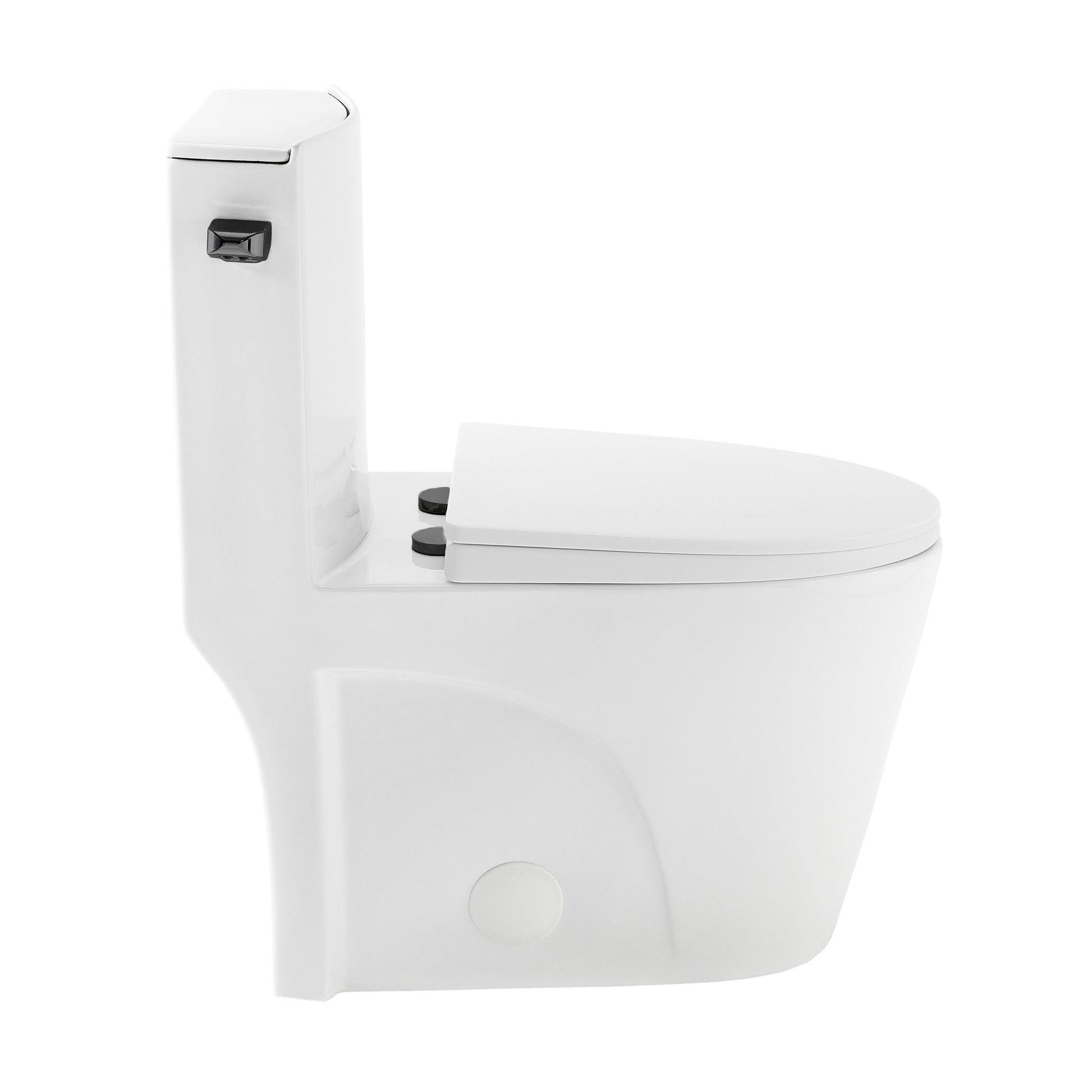 Glossy White / Single - Left / Black