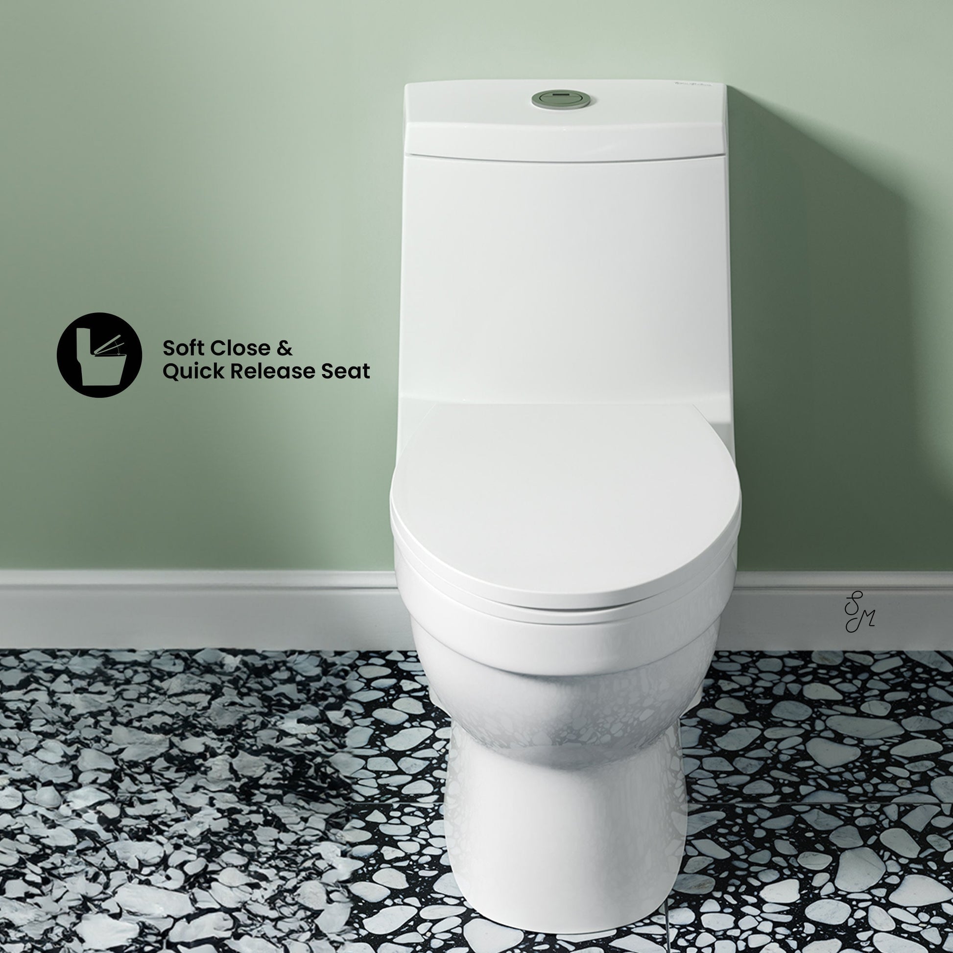 Glossy White / Dual Touchless - Top