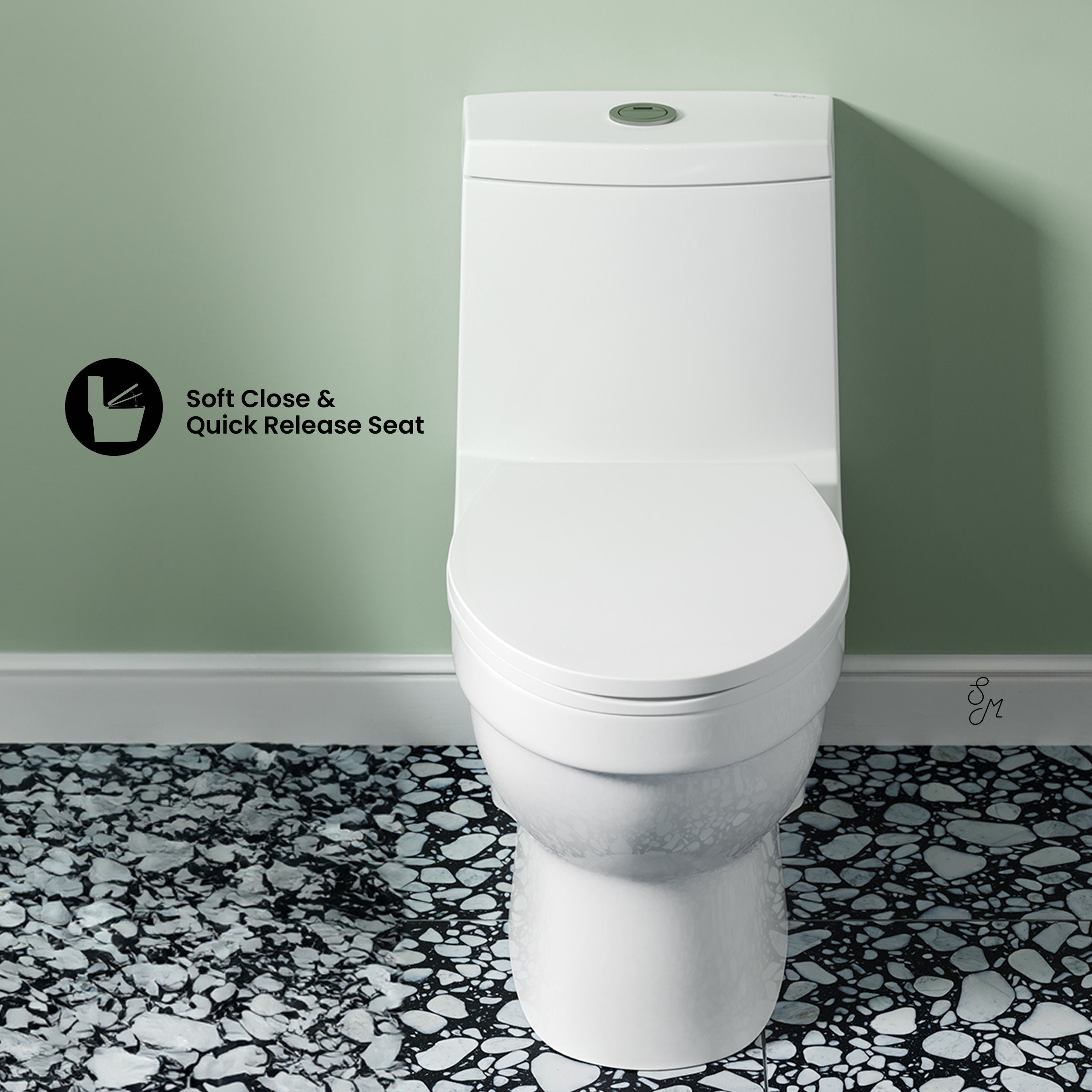 Glossy White / Dual Touchless - Top