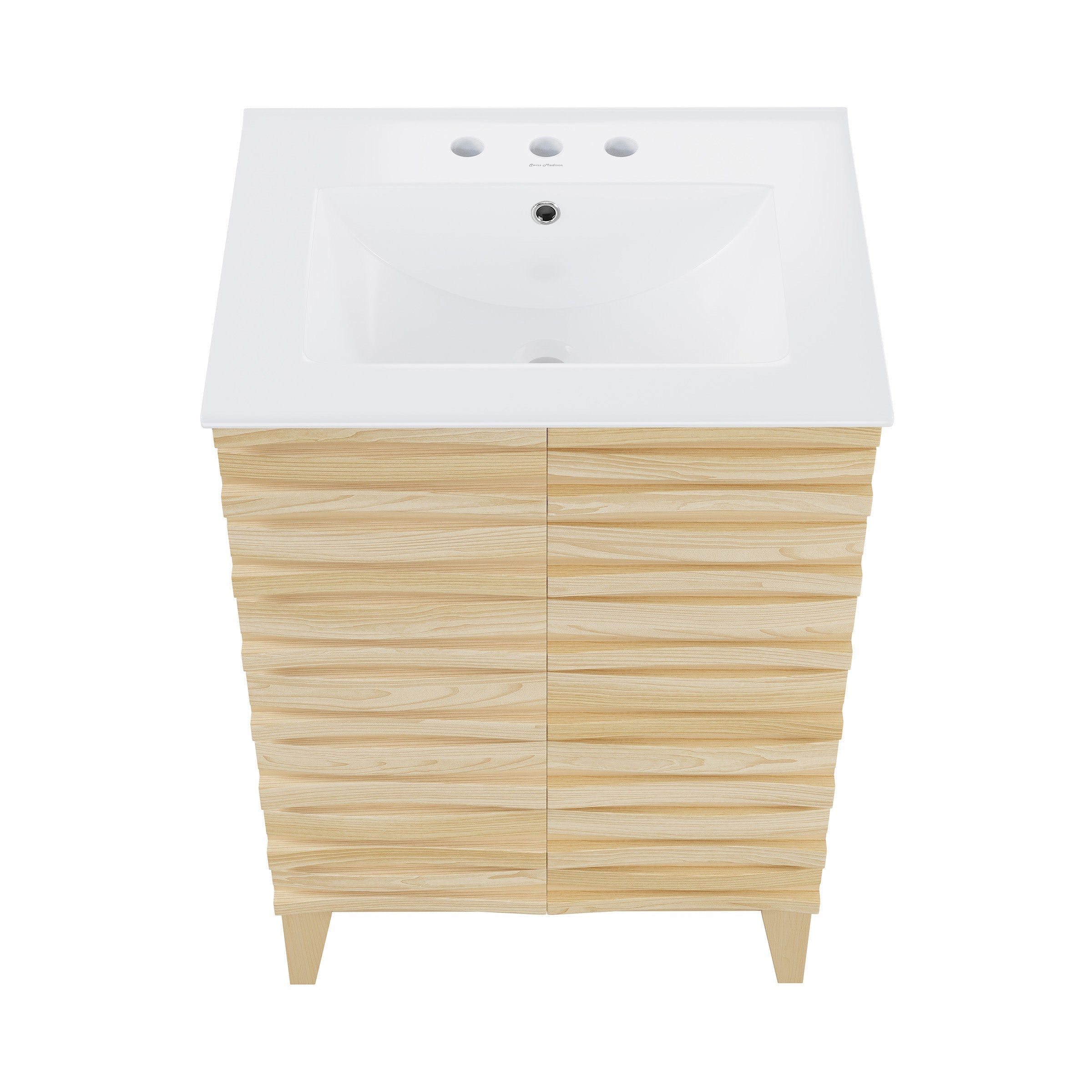 Natural Oak / White / 3-Hole