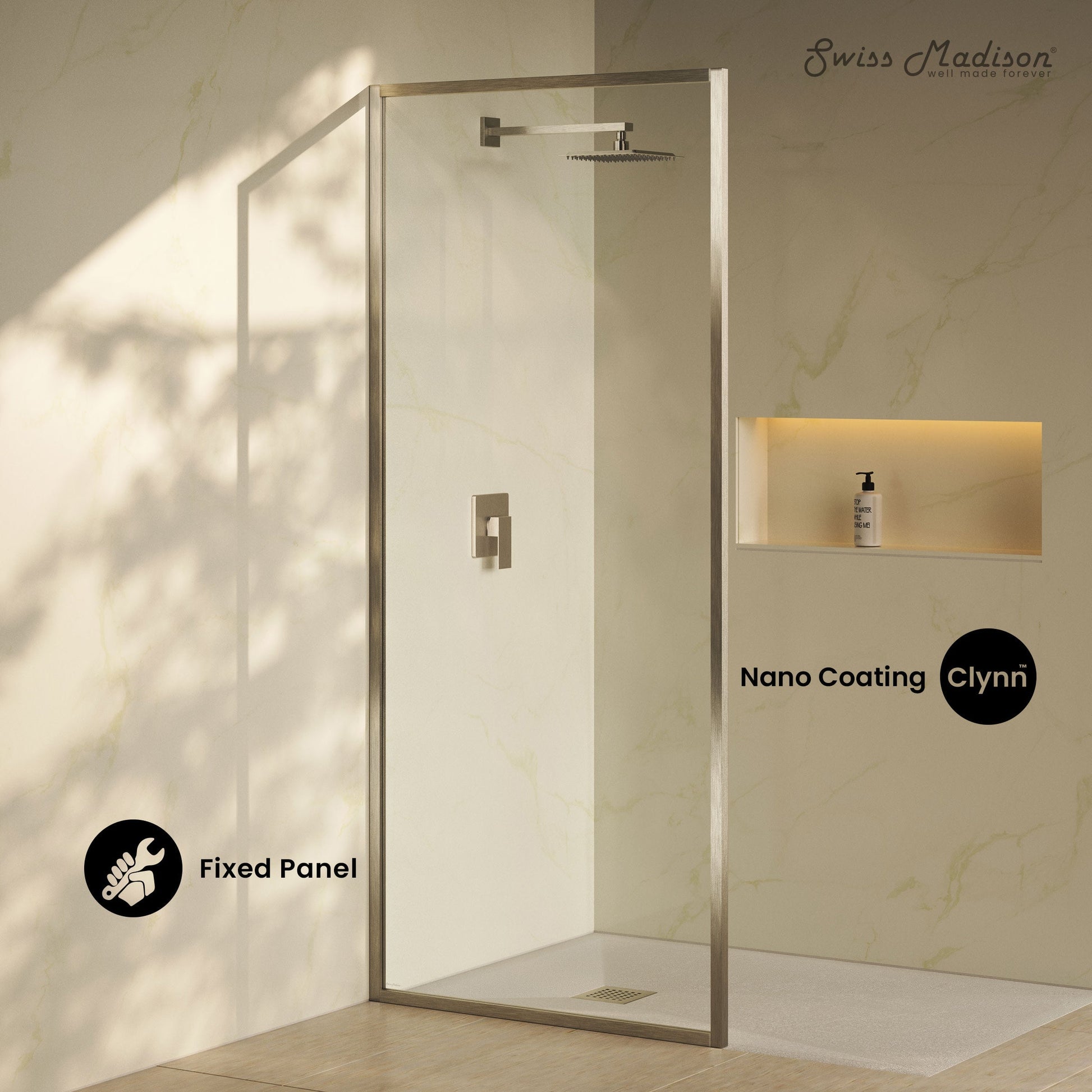 Brushed Nickel / Shower Door