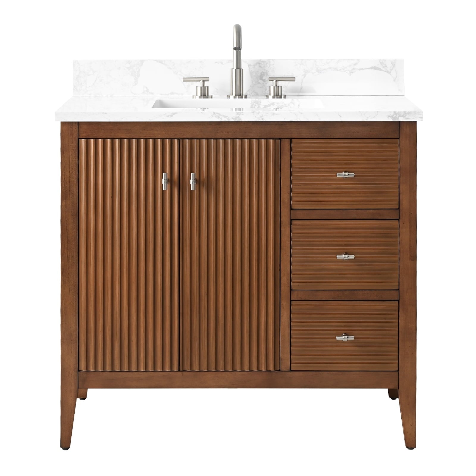 Linear Walnut / Brushed Nickel