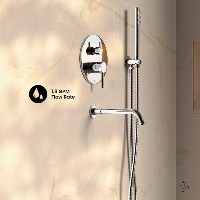 Polished Chrome / With Tub Filler / With Tub Filler