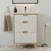 Natural Oak / White / 1-Hole