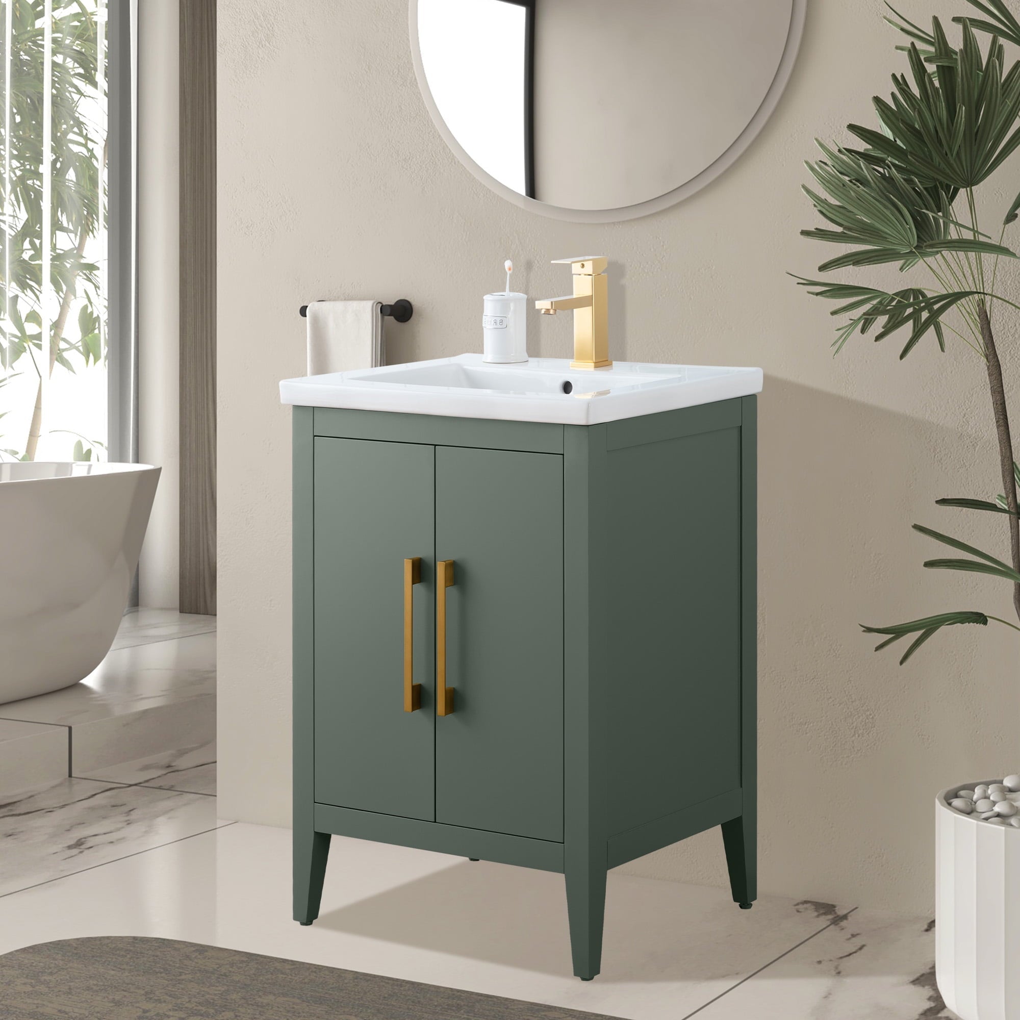 Vintage Green / Golden Brushed