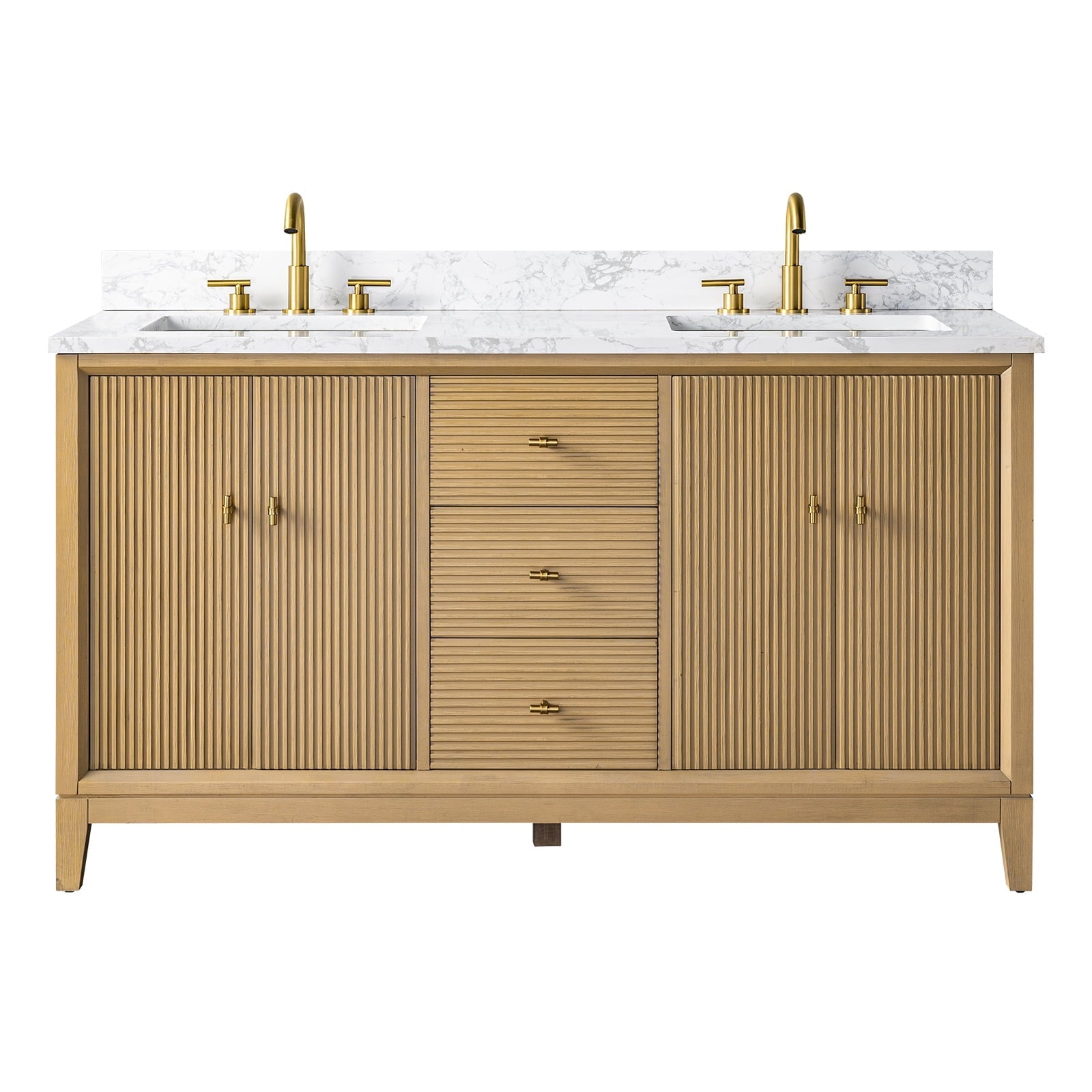 Linear Natural Oak / Golden Brushed