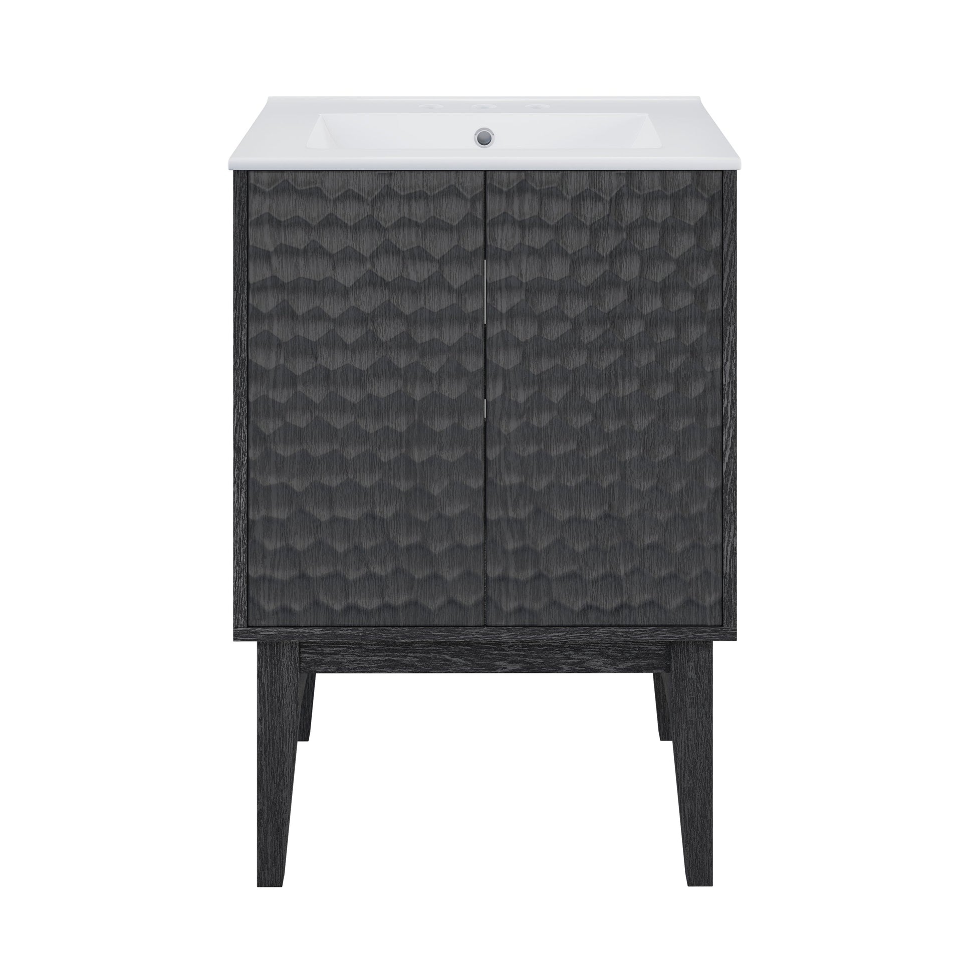 Black Oak / White / 3-Hole