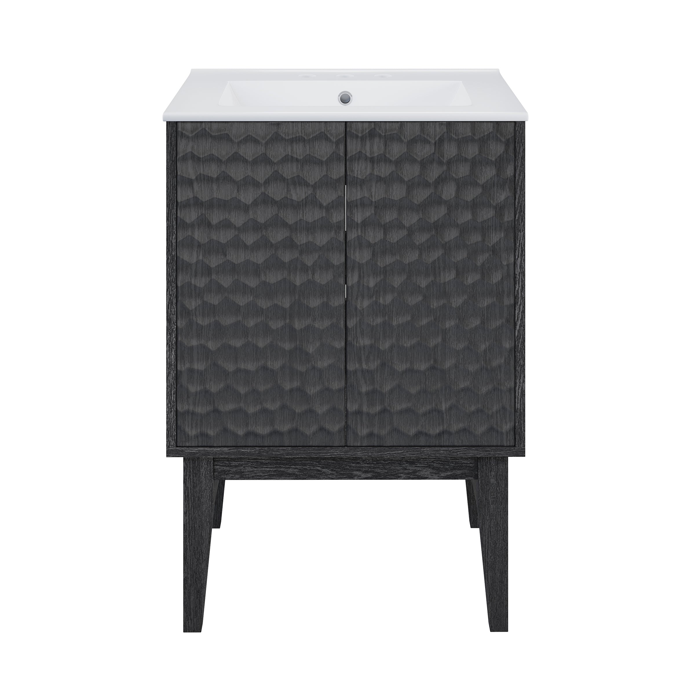 Black Oak / White / 3-Hole