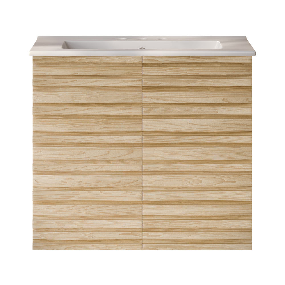 Natural Oak / White / 3-Hole Center