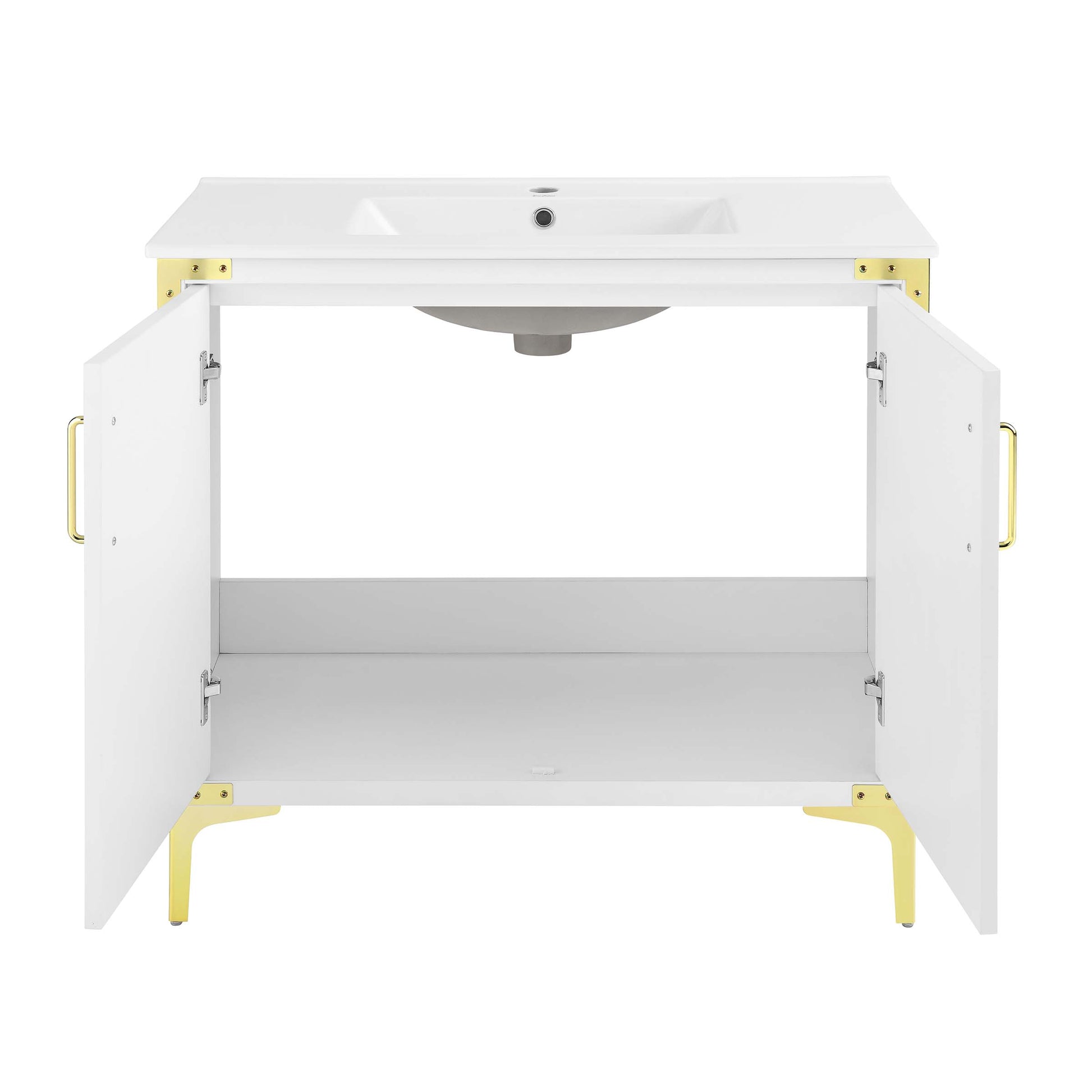 White / White / 1-Hole