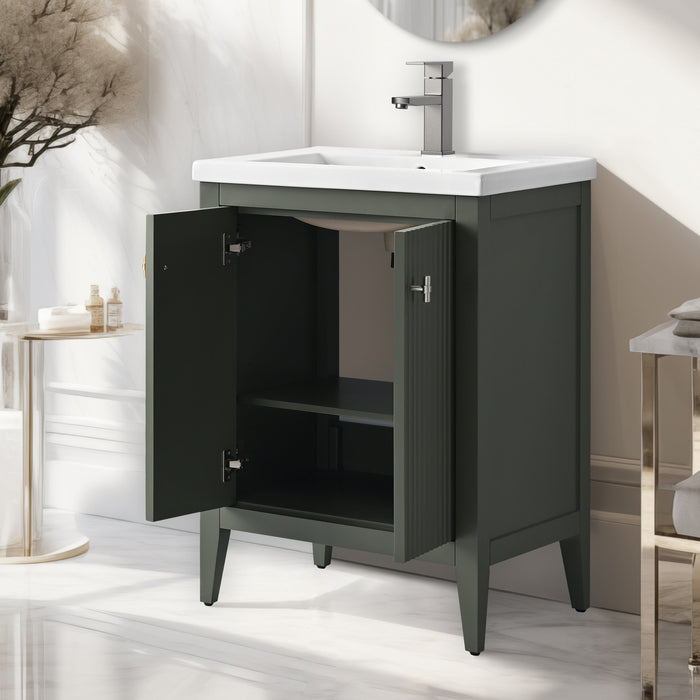 Linear Vintage Green / Brushed Nickel
