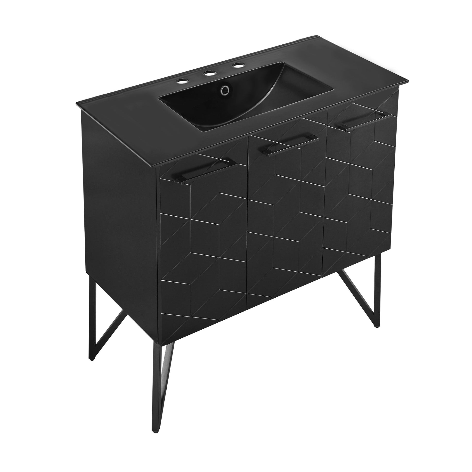 Phantom Black / Matte Black / 3-Hole