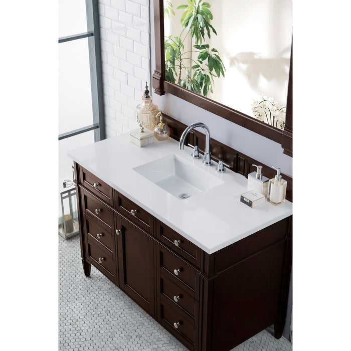 Burnished Mahogany / White Zeus - 3 Faucet Holes