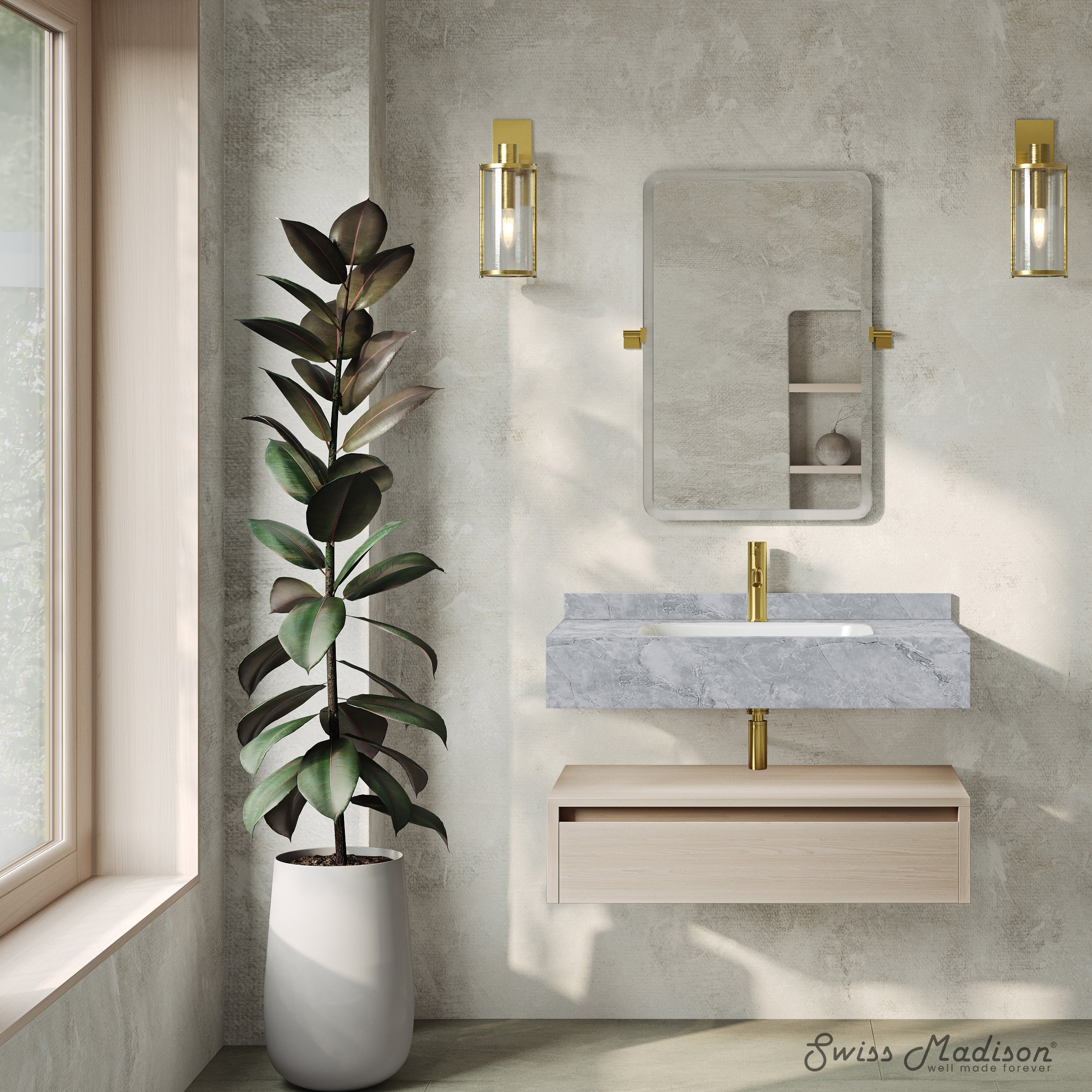 White Oak / Storm Gray