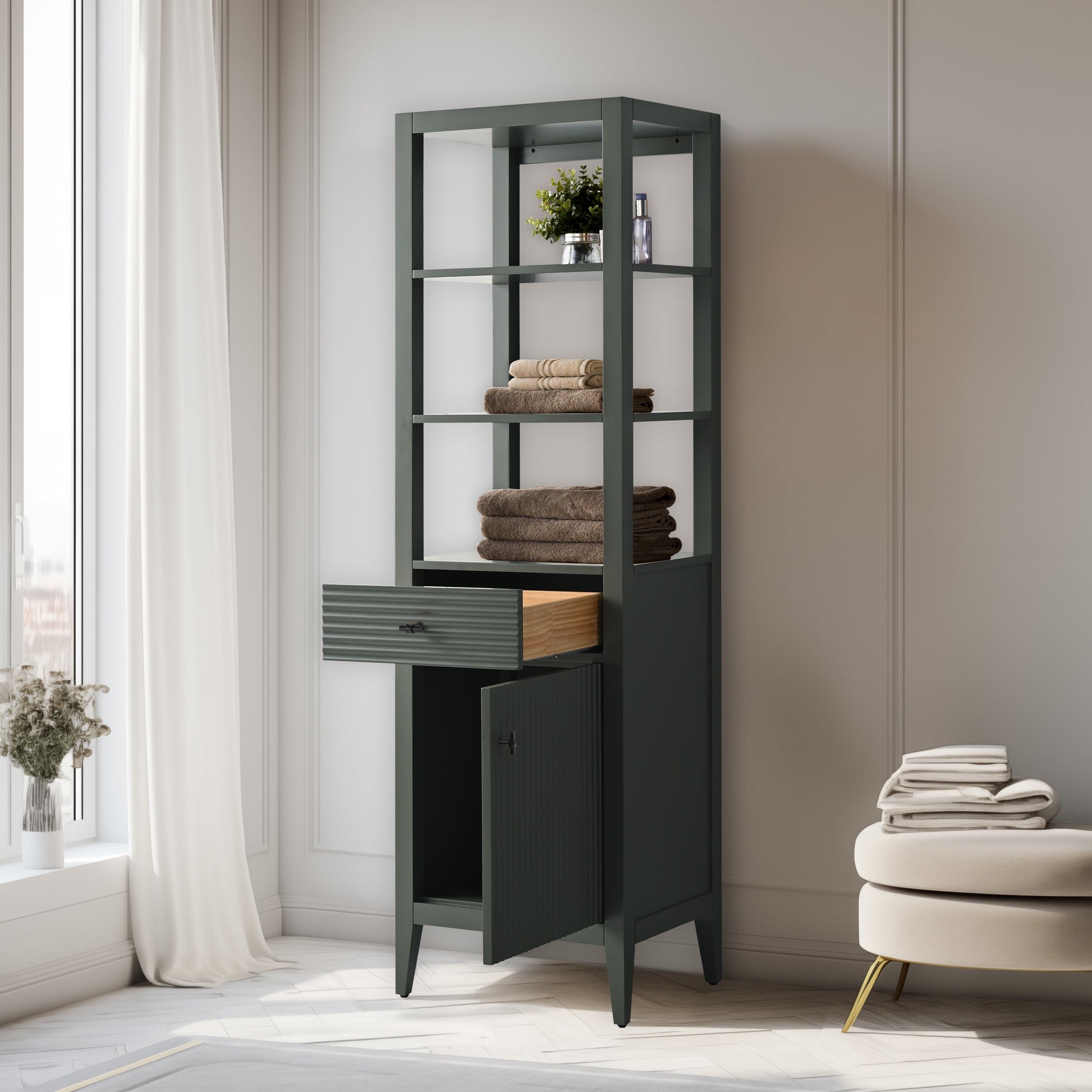 Linear Vintage Green / Matte Black