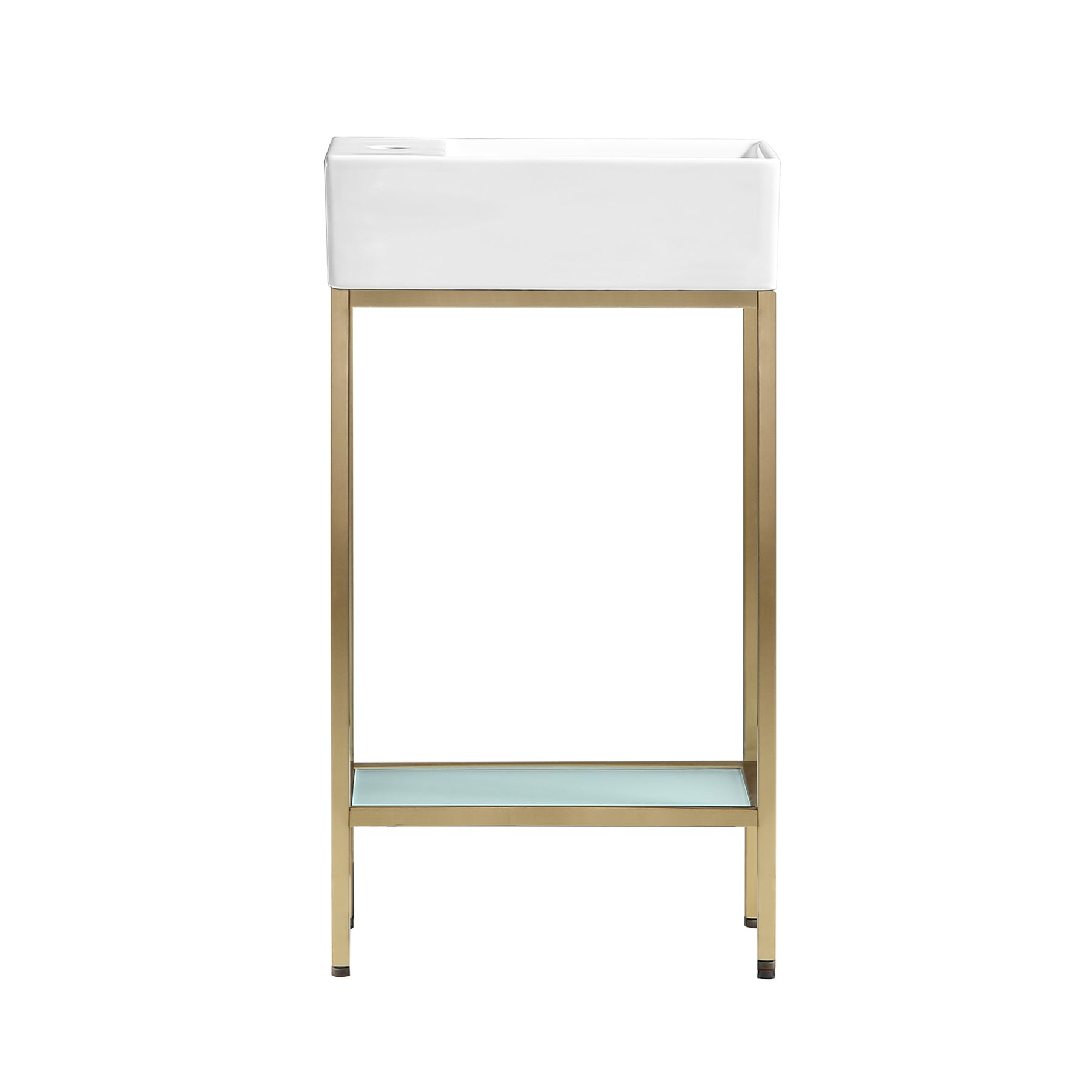 Gold / White / 1-Hole