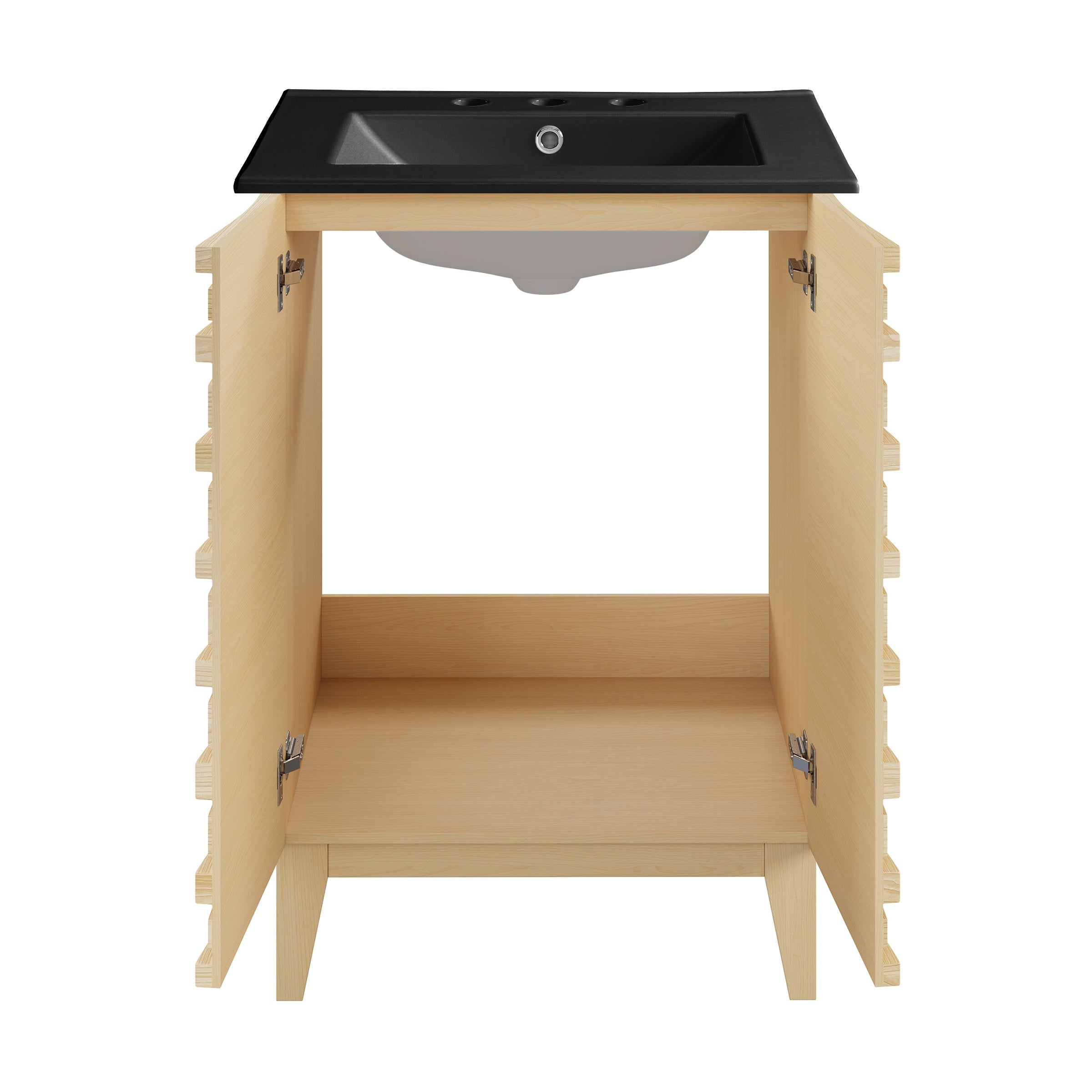 Natural Oak / Matte Black / 3-Hole
