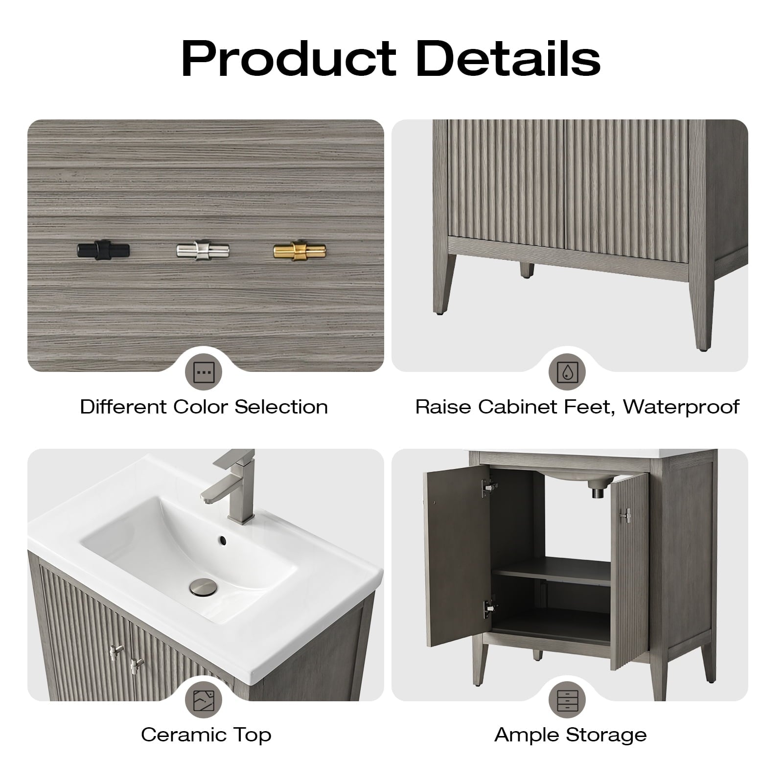 Driftwood Gray / Matte Black